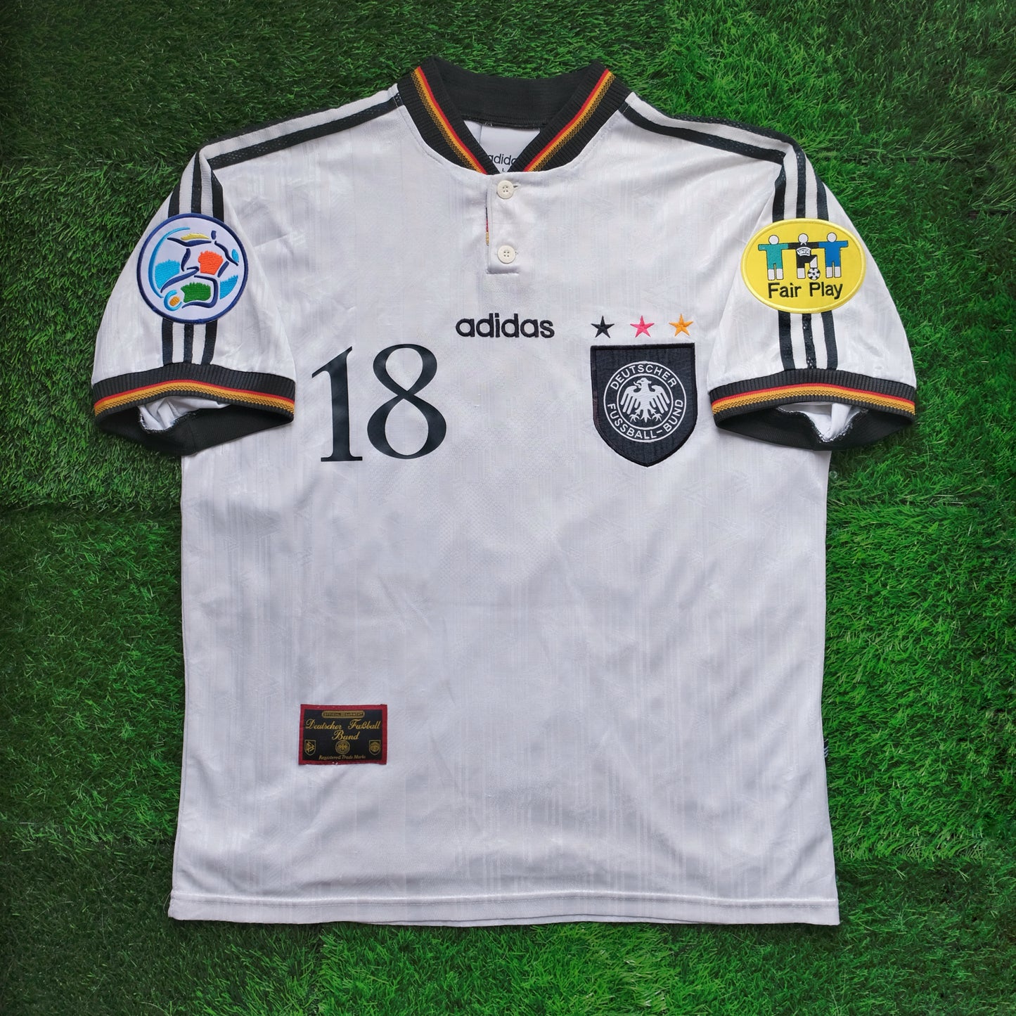 1996/97 Germany #18 KLINSMANN Home Jersey (L)