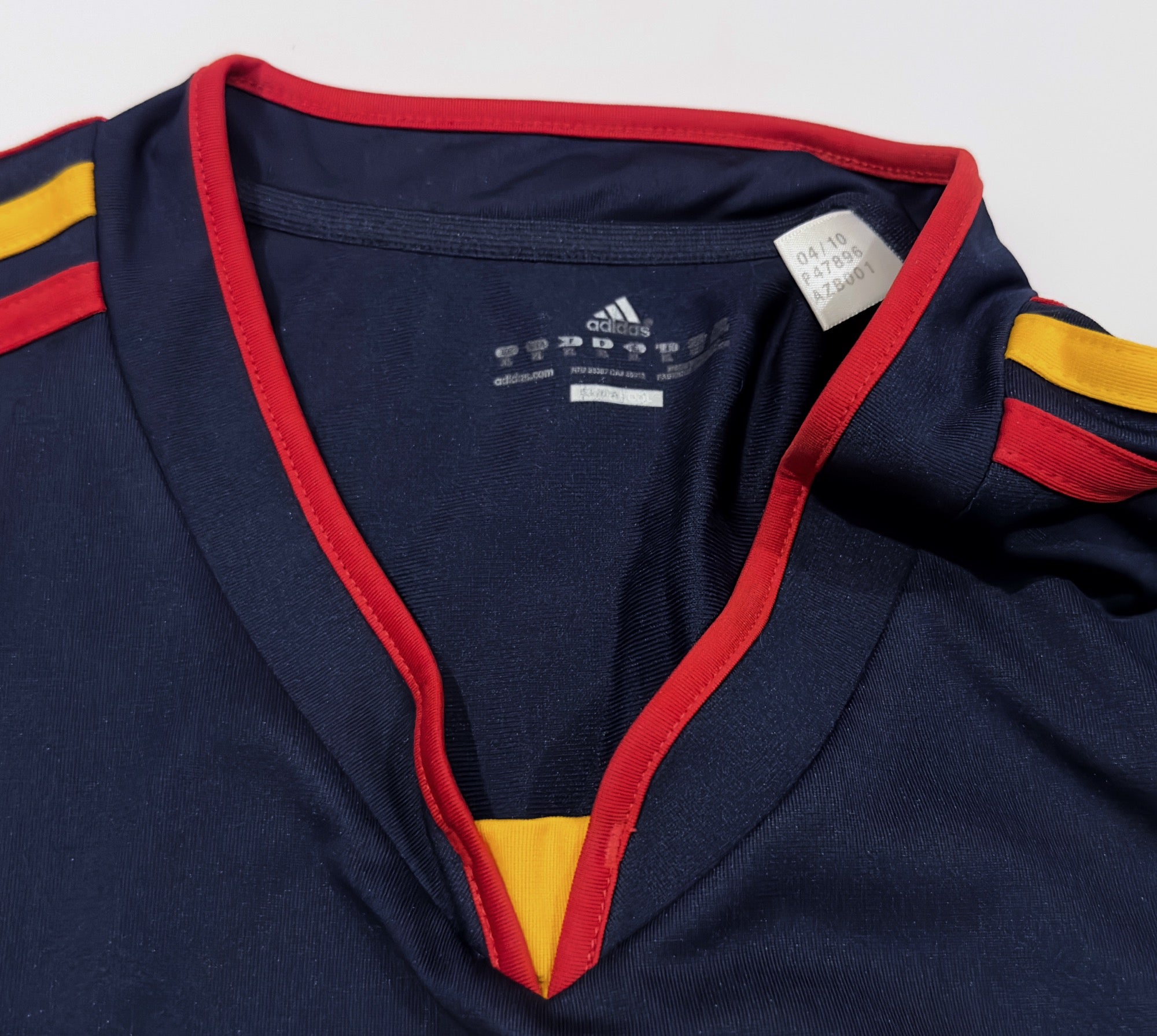 2010 Spain #6 A.INIESTA Away Jersey (XL)