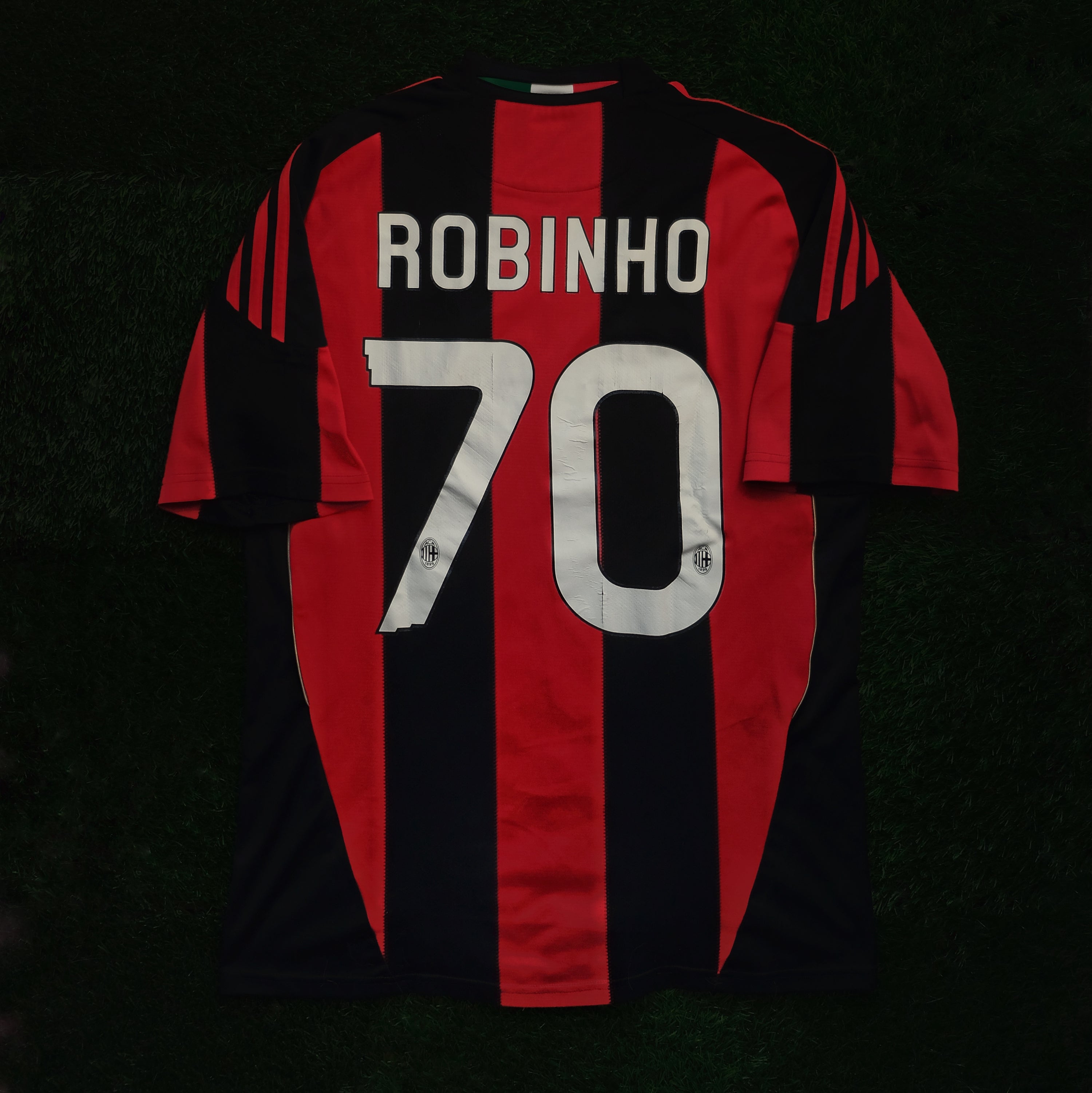 2010/11 AC Milan #70 ROBINHO Home Jersey (M)