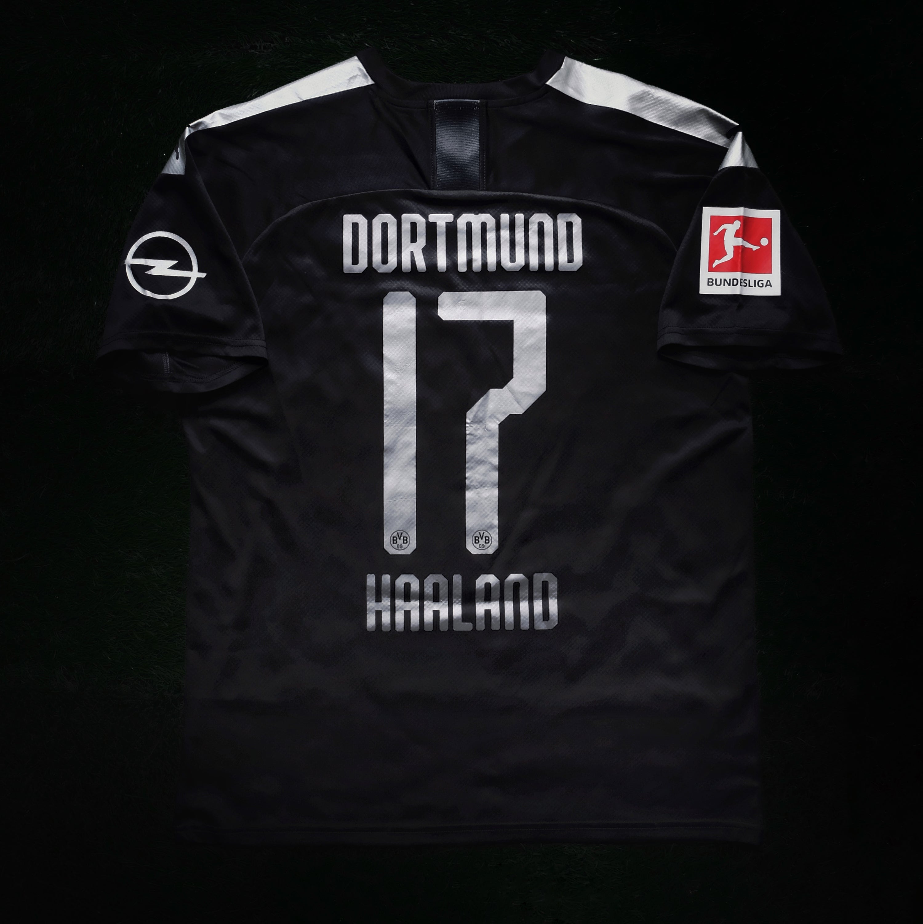 2019/20 Borussia Dortmund #17 HAALAND Away Jersey (L)