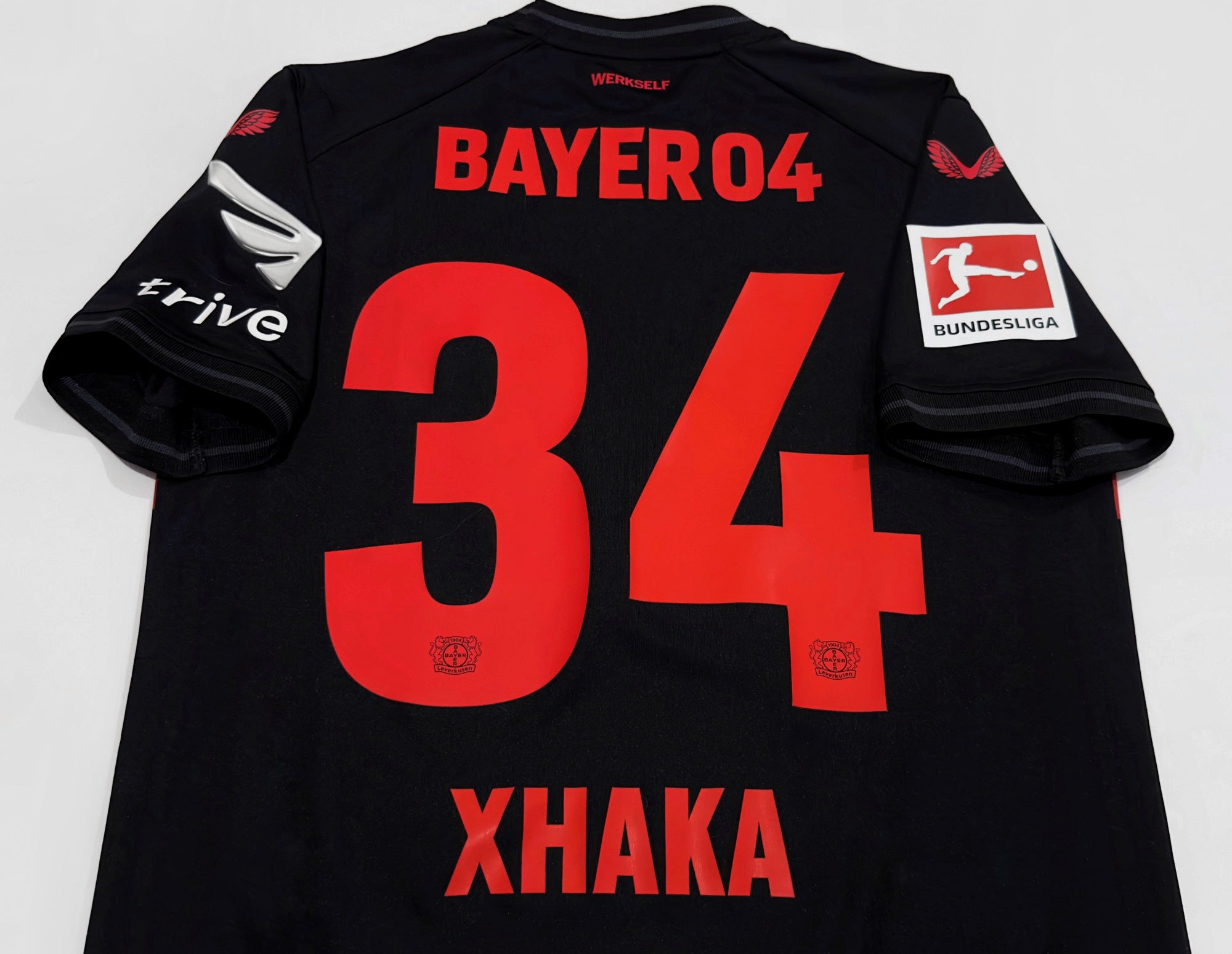 2023/24 Bayer Leverkusen #34 XHAKA Home Jersey (S)