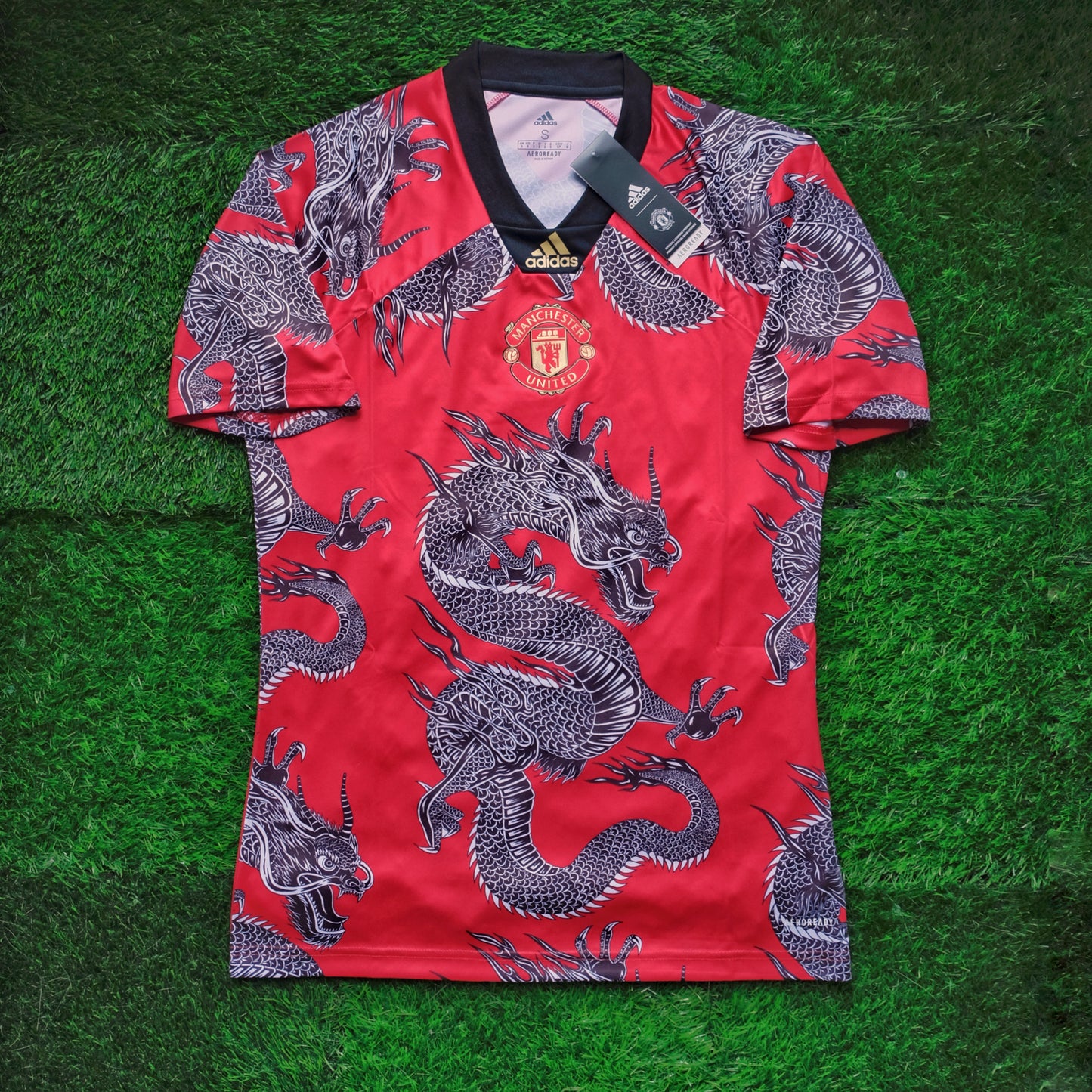 adidas Man Utd 2019/20 Pre-Match Jersey (S)