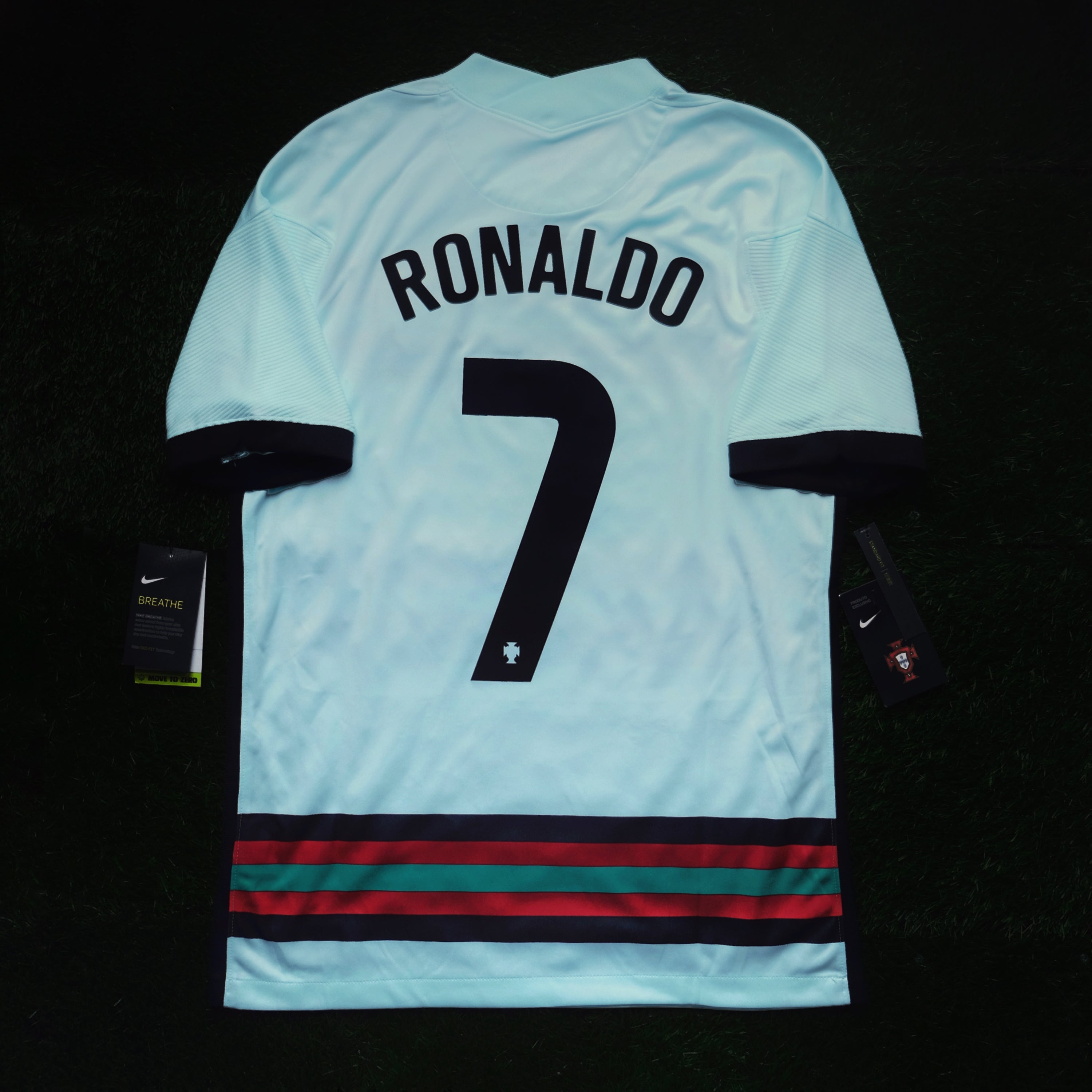 2020/21 Portugal #7 RONALDO Away Jersey (S)