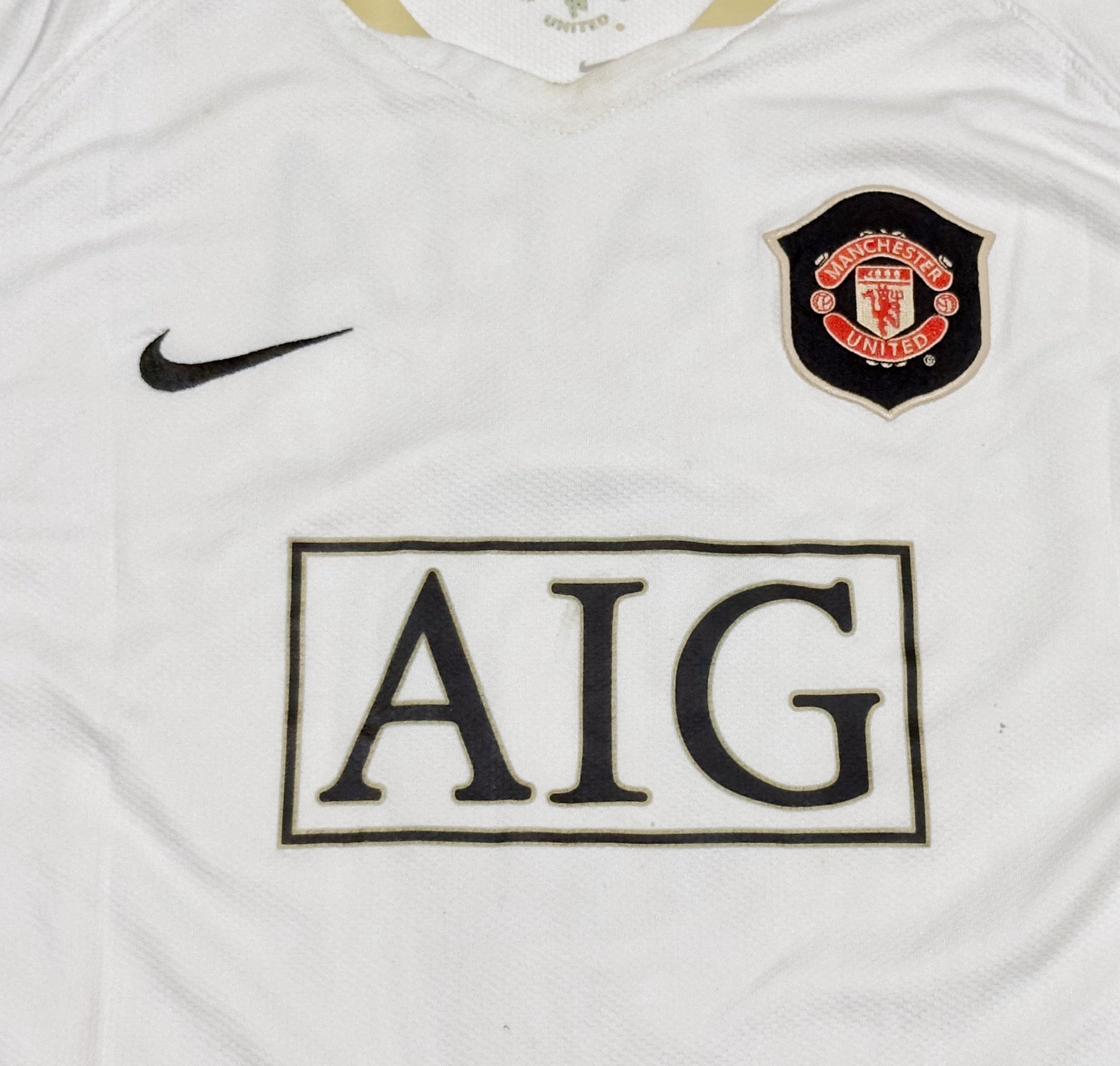 2006/08 Man Utd #9 SAHA Away Jersey (Y)
