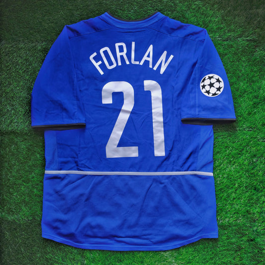 2002/03 Man Utd #21 FORLAN Third Jersey (L)