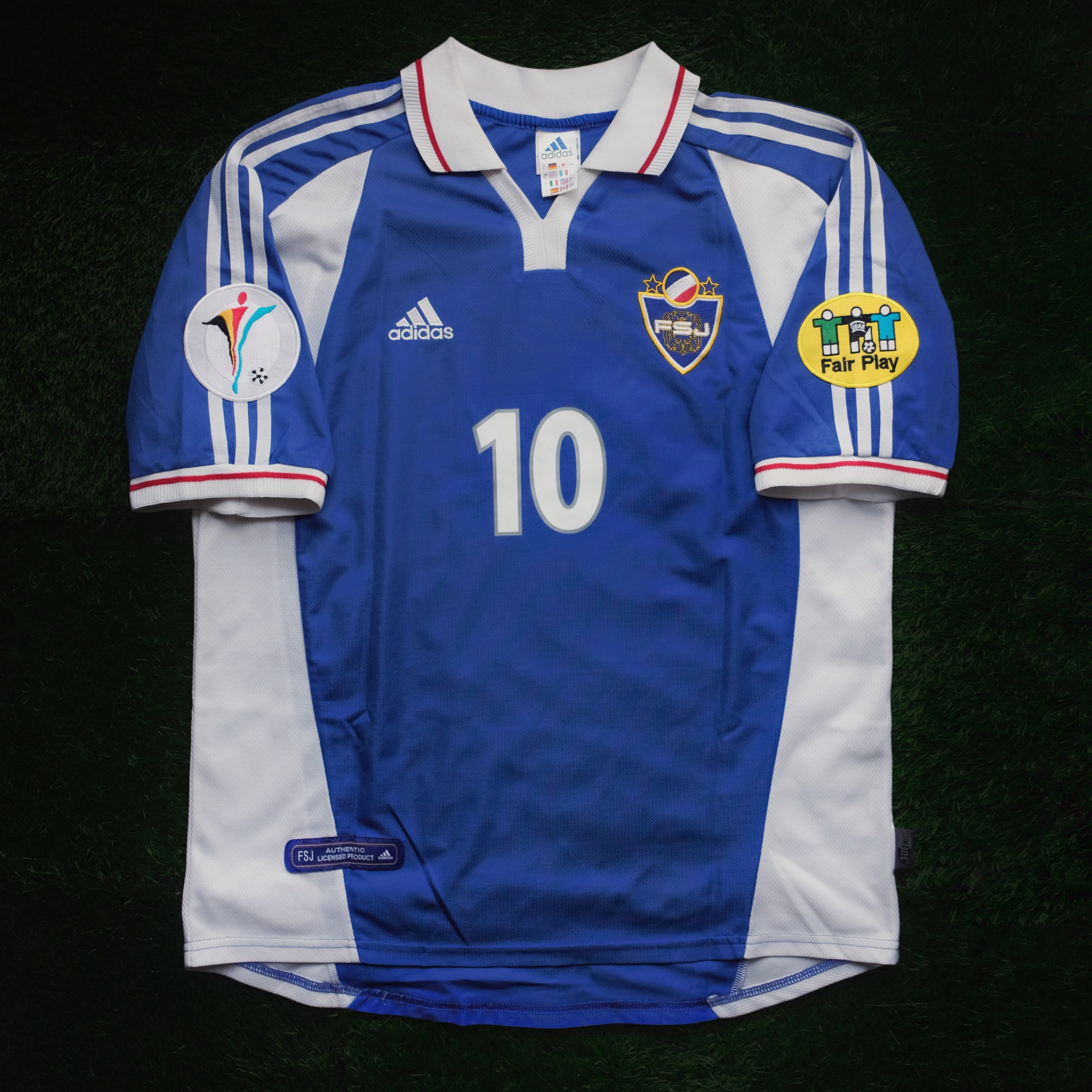 2000/01 FR Yugoslavia #10 STOJKOVIC Home Jersey (L) – Double Kick