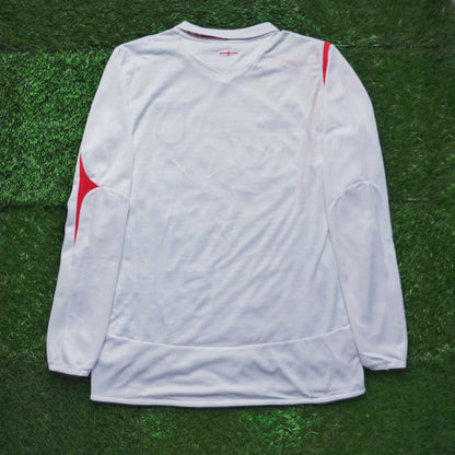 2005/07 England Home Jersey (M) L/S