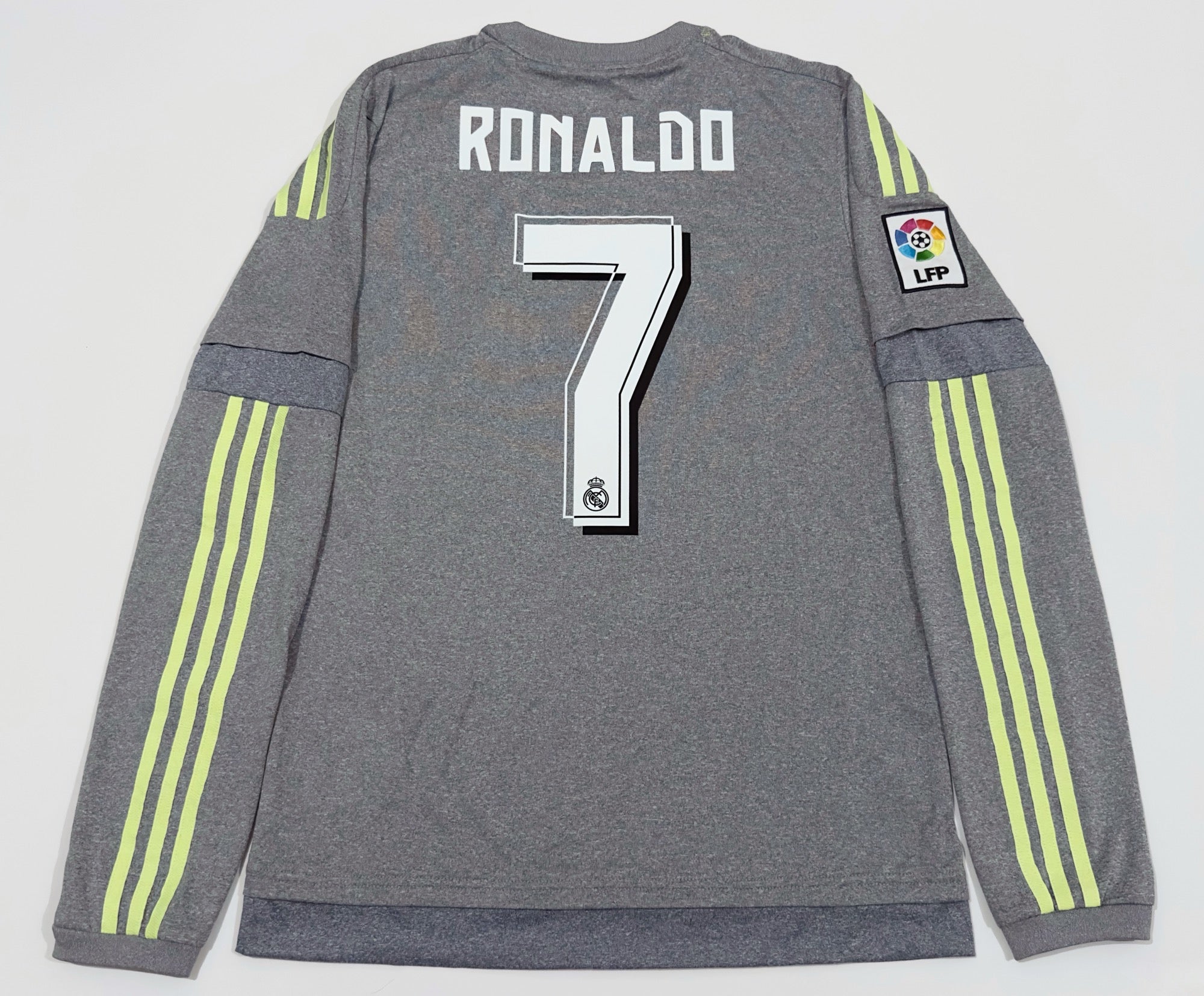 2015/16 Real Madrid #7 RONALDO Away Jersey (S) L/S