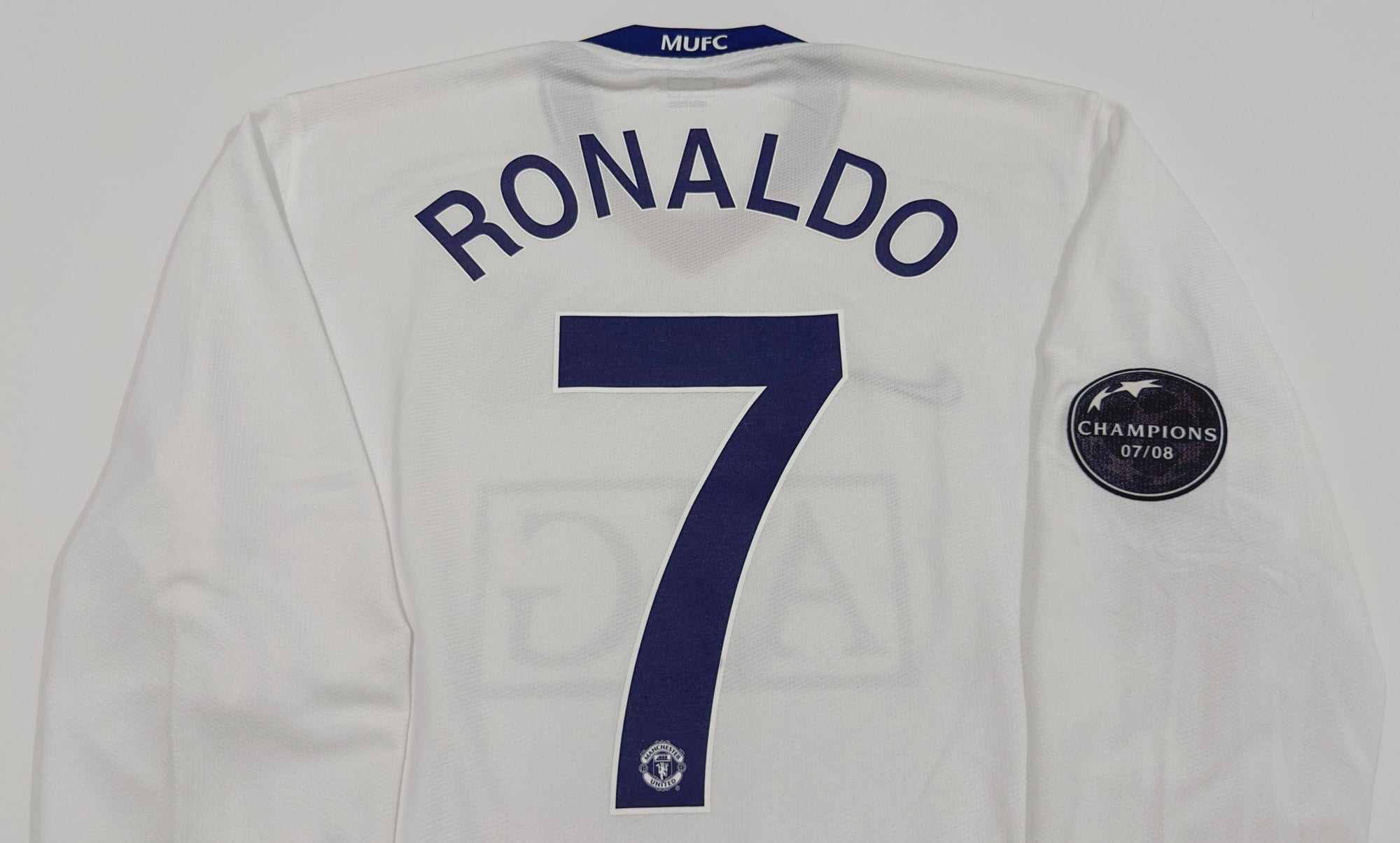 2008/09 Man Utd #7 RONALDO Away Jersey (L) L/S