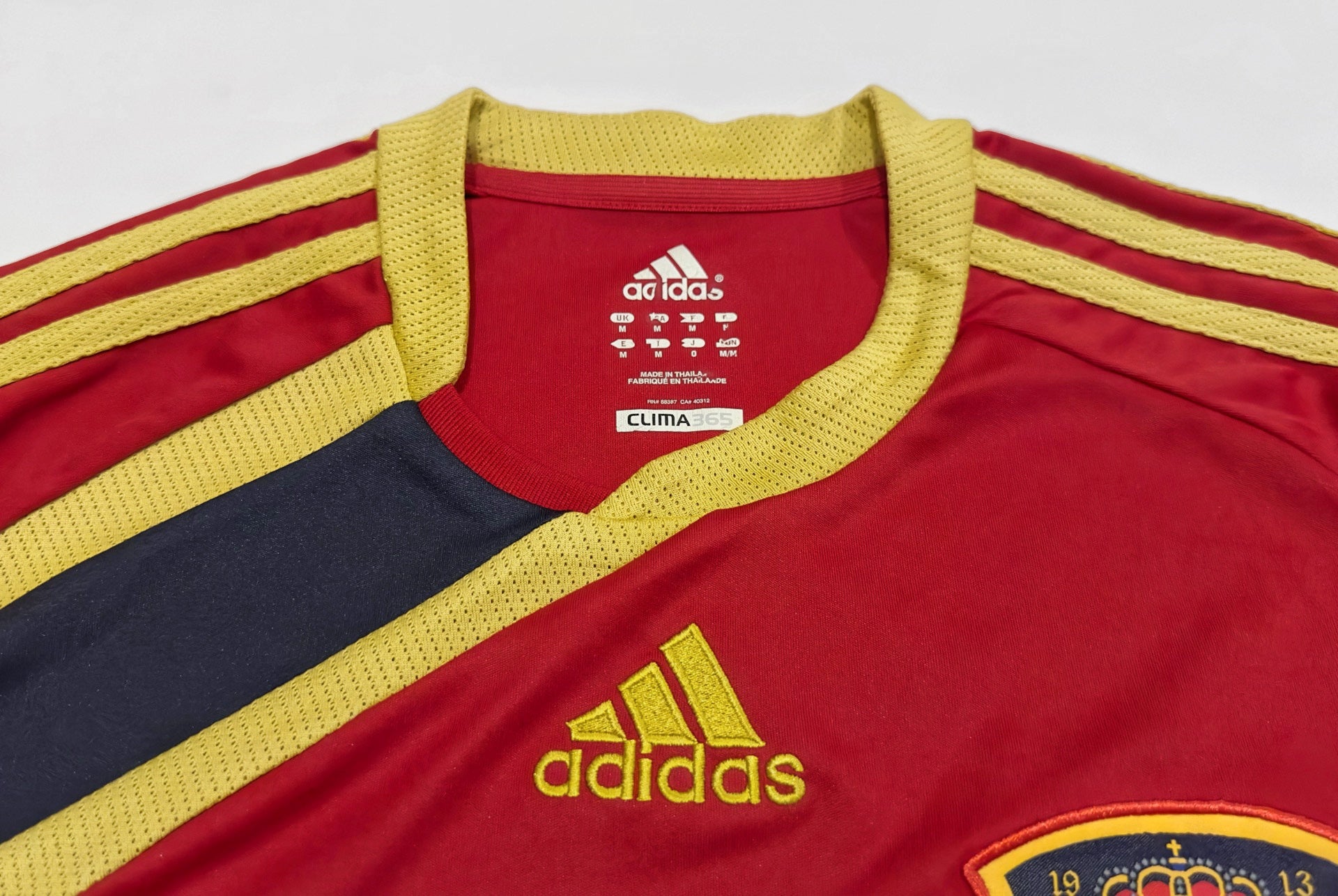 2009 Spain #14 ALONSO Home Jersey (M)