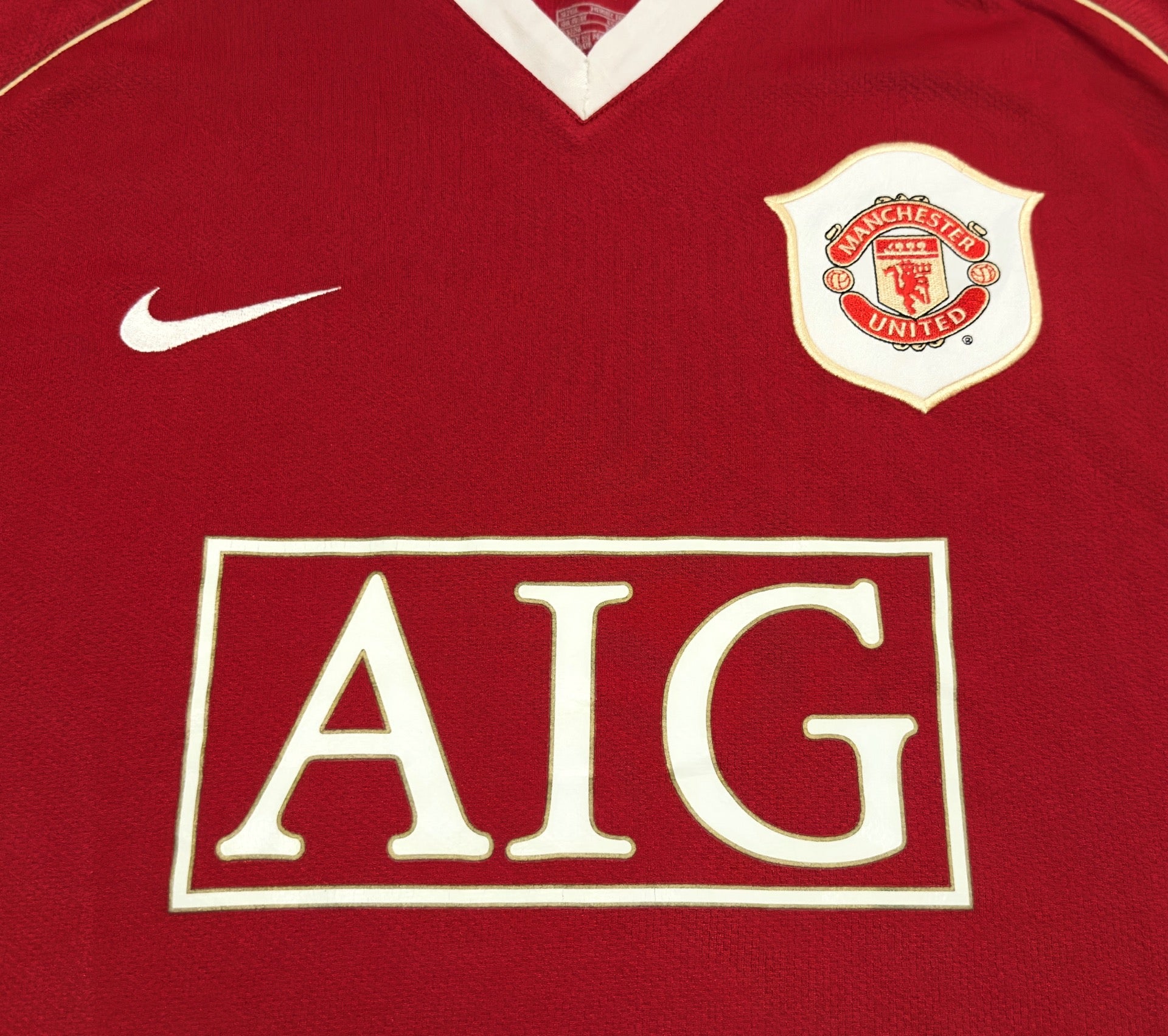2006/07 Man Utd #7 RONALDO Home Jersey (L) L/S