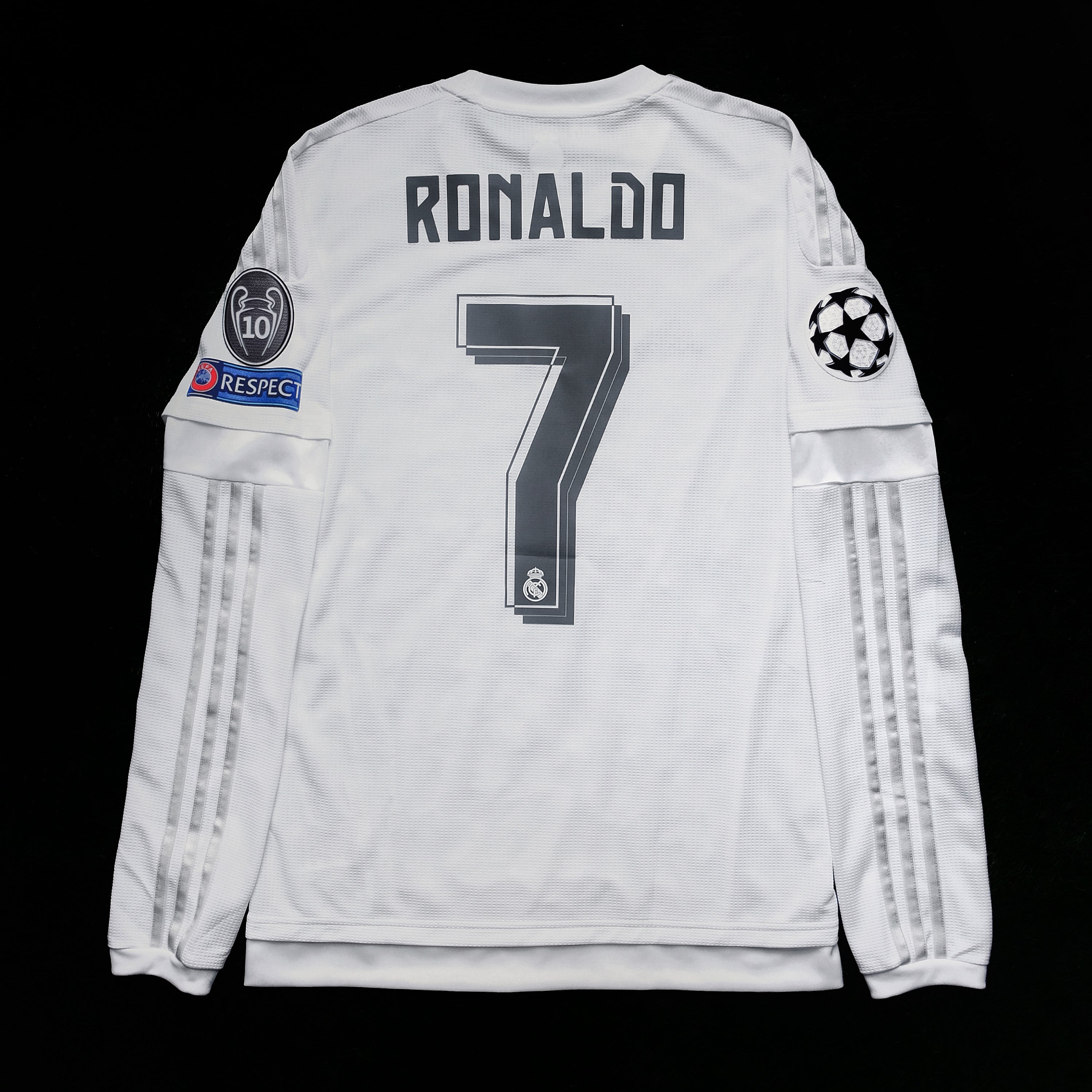 2015/16 Real Madrid #7 RONALDO Home Jersey (S) L/S