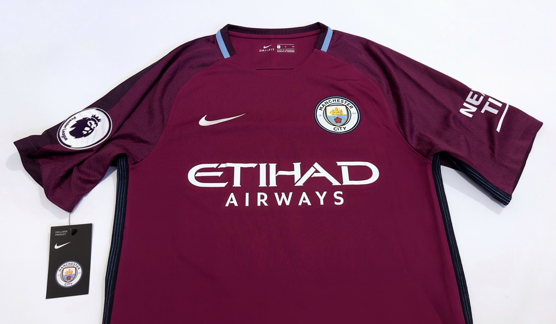 2017/18 Man City #33 G. JESUS Away Jersey (S)