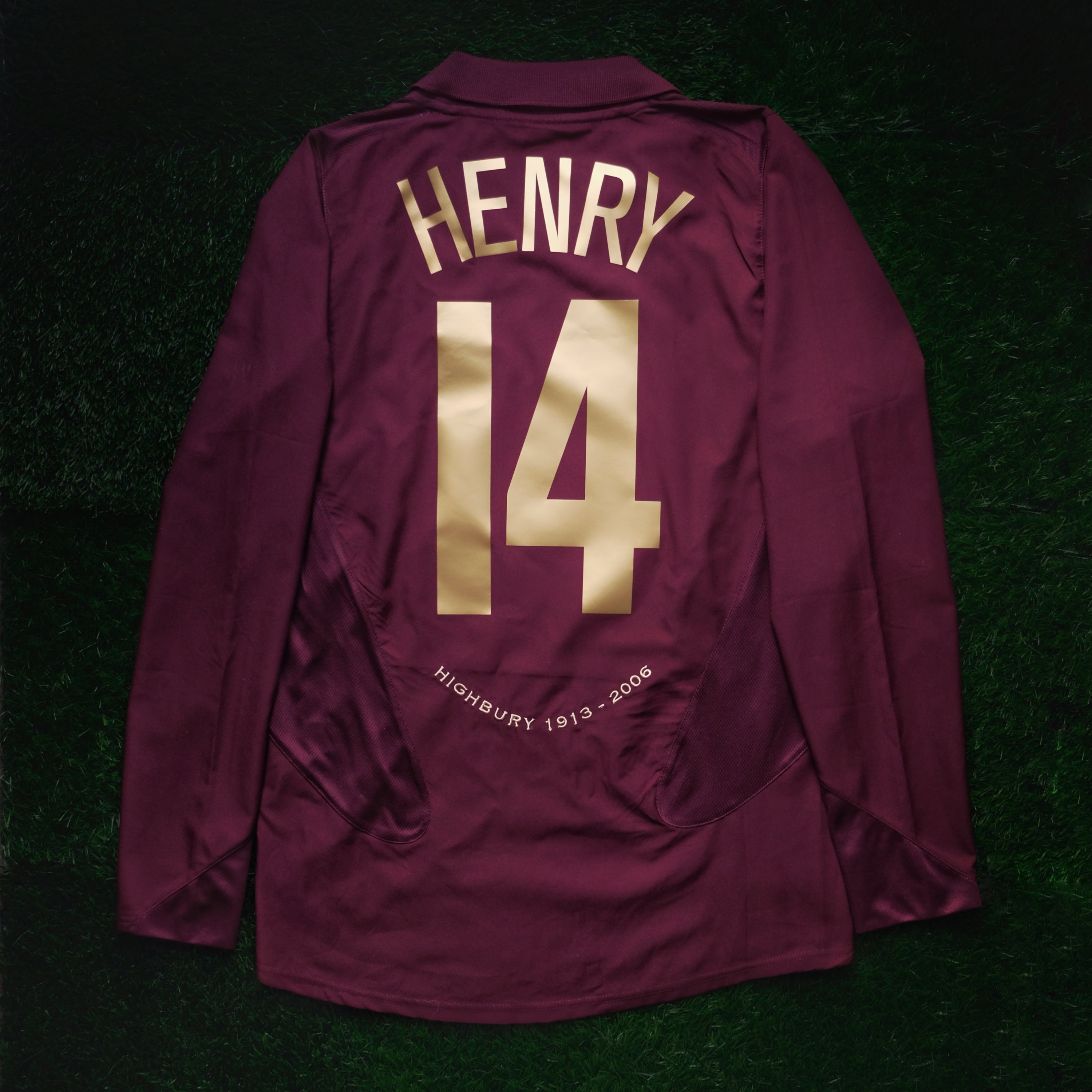 2005/06 Arsenal #14 HENRY Home Jersey (S) L/S