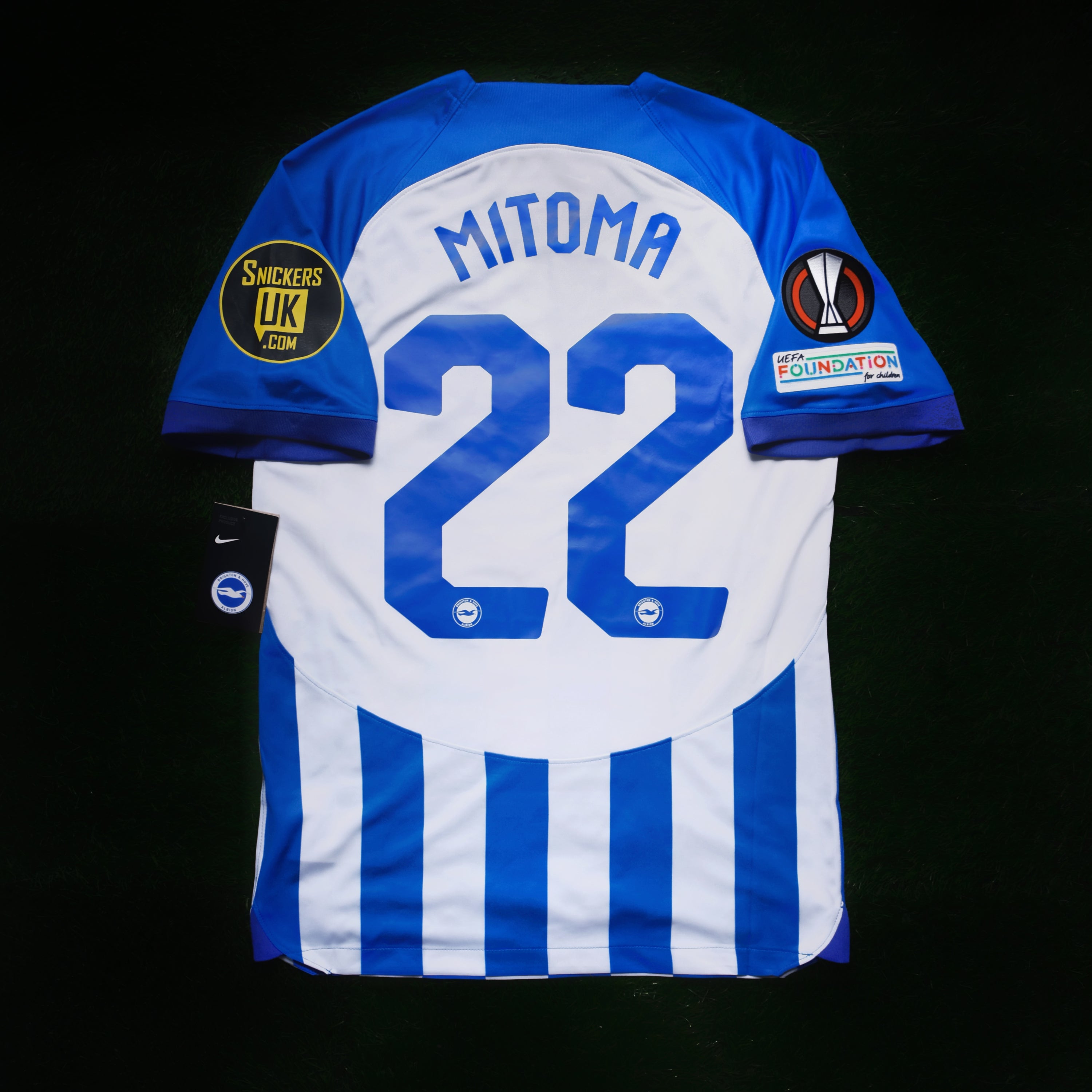 2023/24 Brighton #22 MITOMA Europa Home Jersey