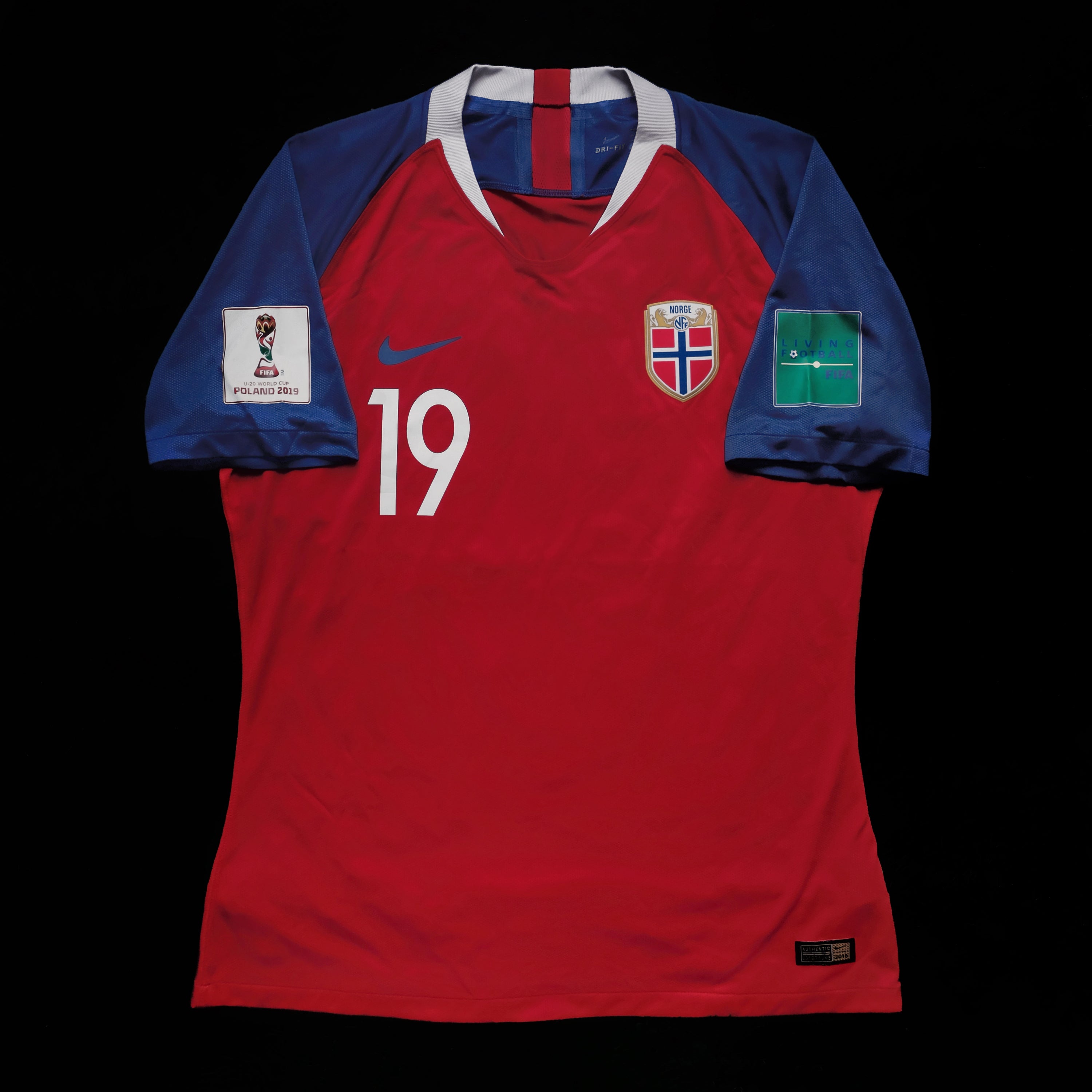 2018/19 Norway #19 HAALAND Home Jersey (XL)
