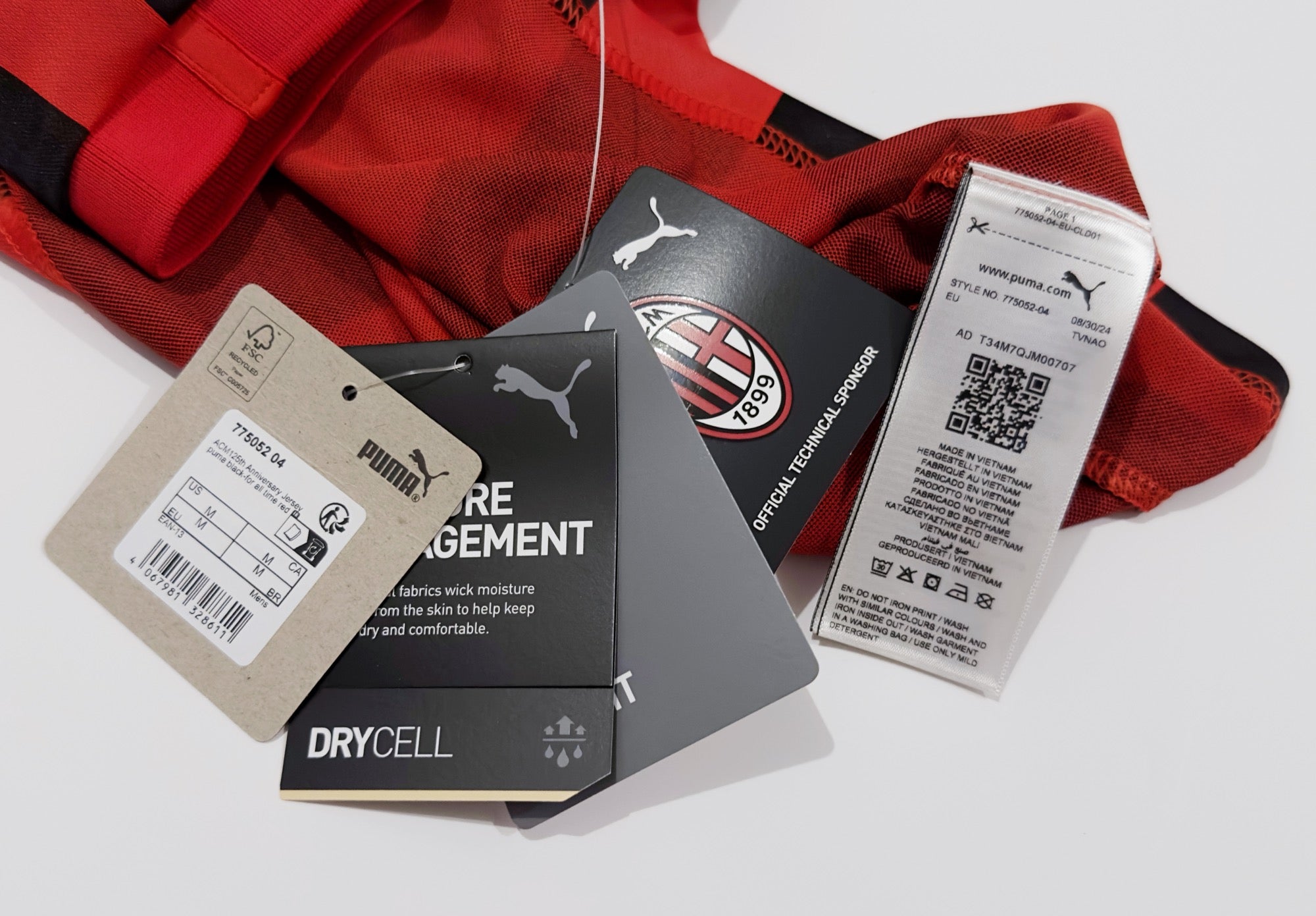 2024/25 AC Milan Fourth Anniversary Jersey (M) L/S