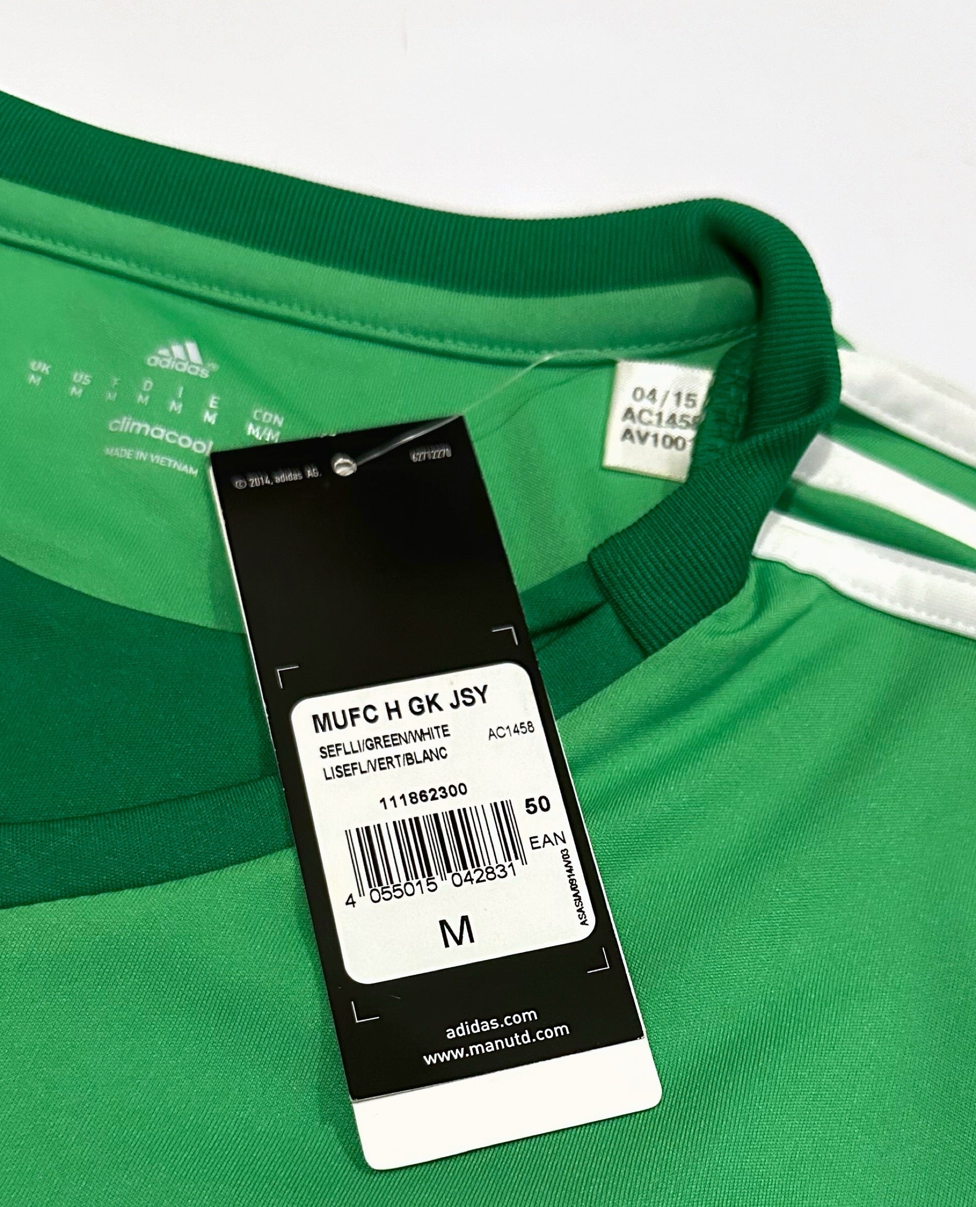 2015/16 Man Utd #1 DE GEA GK Jersey (M) L/S