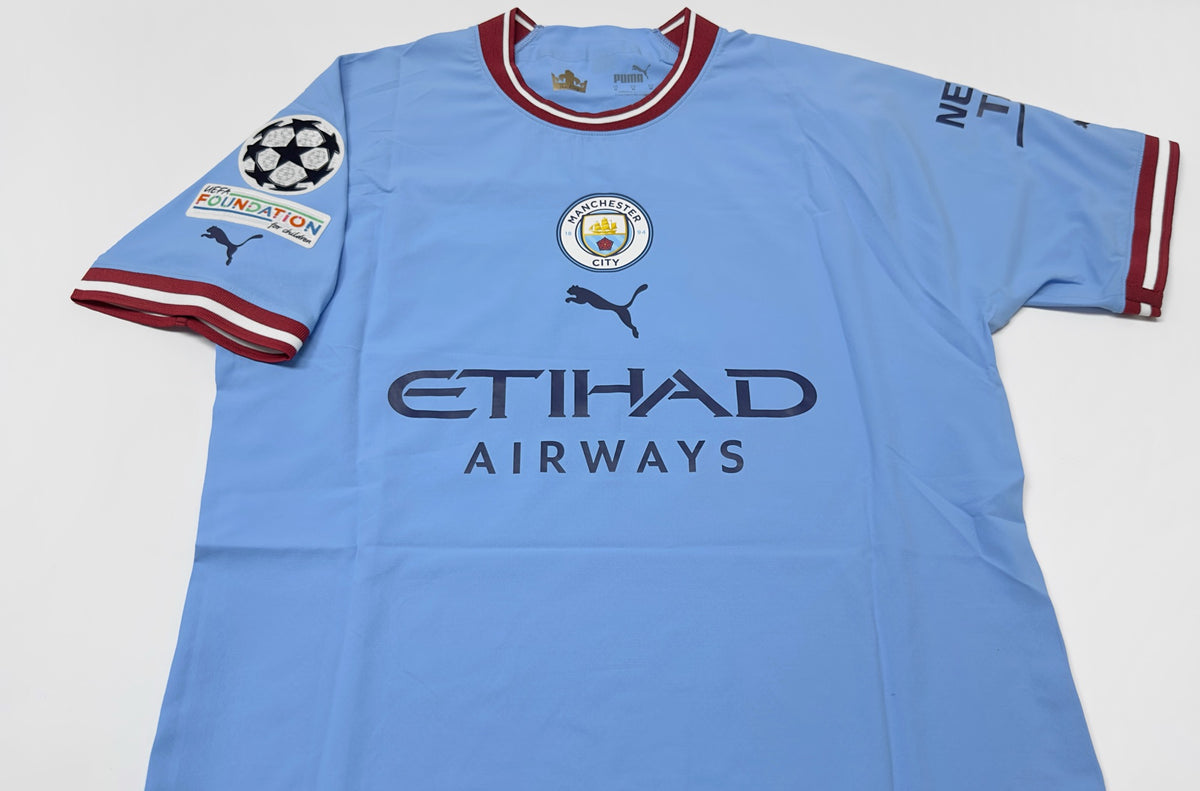 2022/23 Man City #9 HAALAND Home Jersey (M)