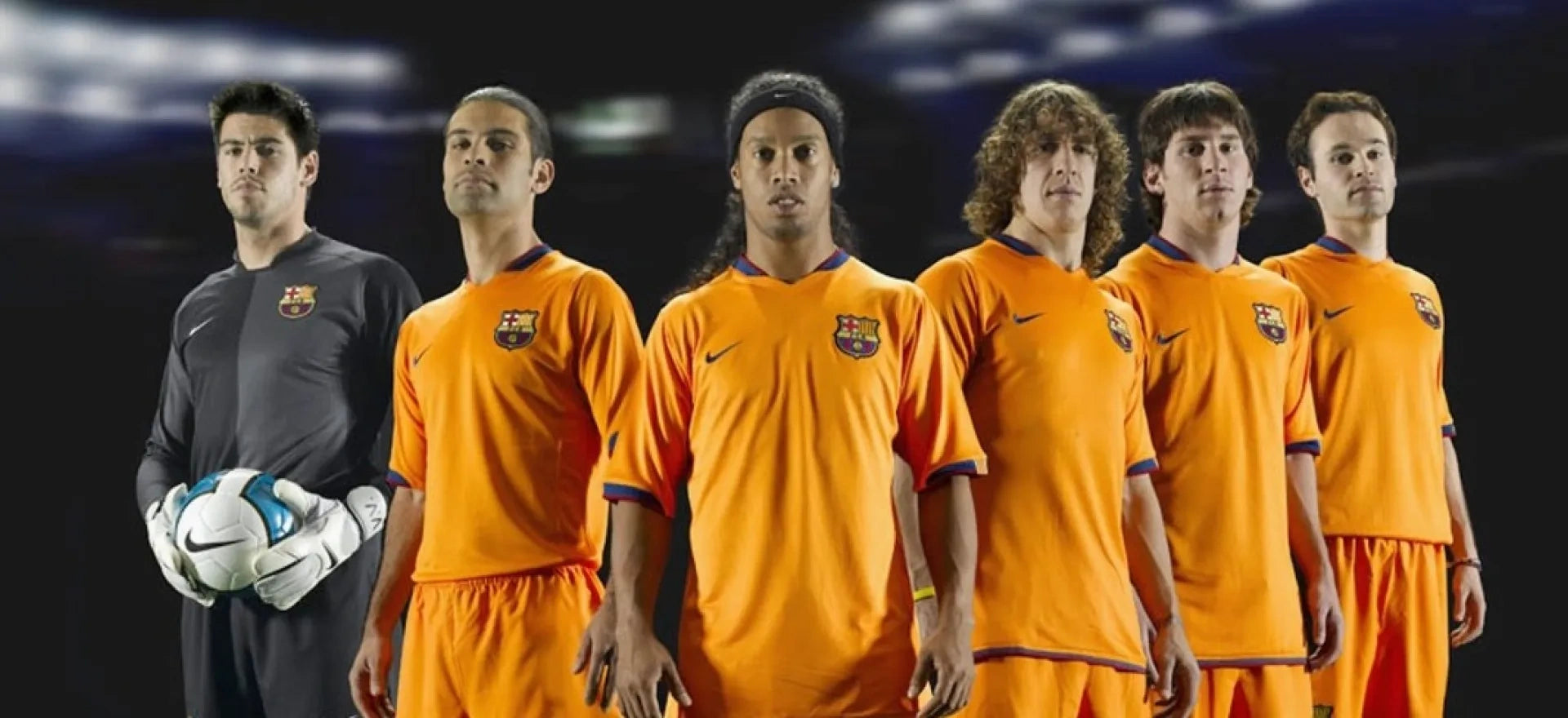 2006/07 Barcelona #19 MESSI Away Jersey (XL)