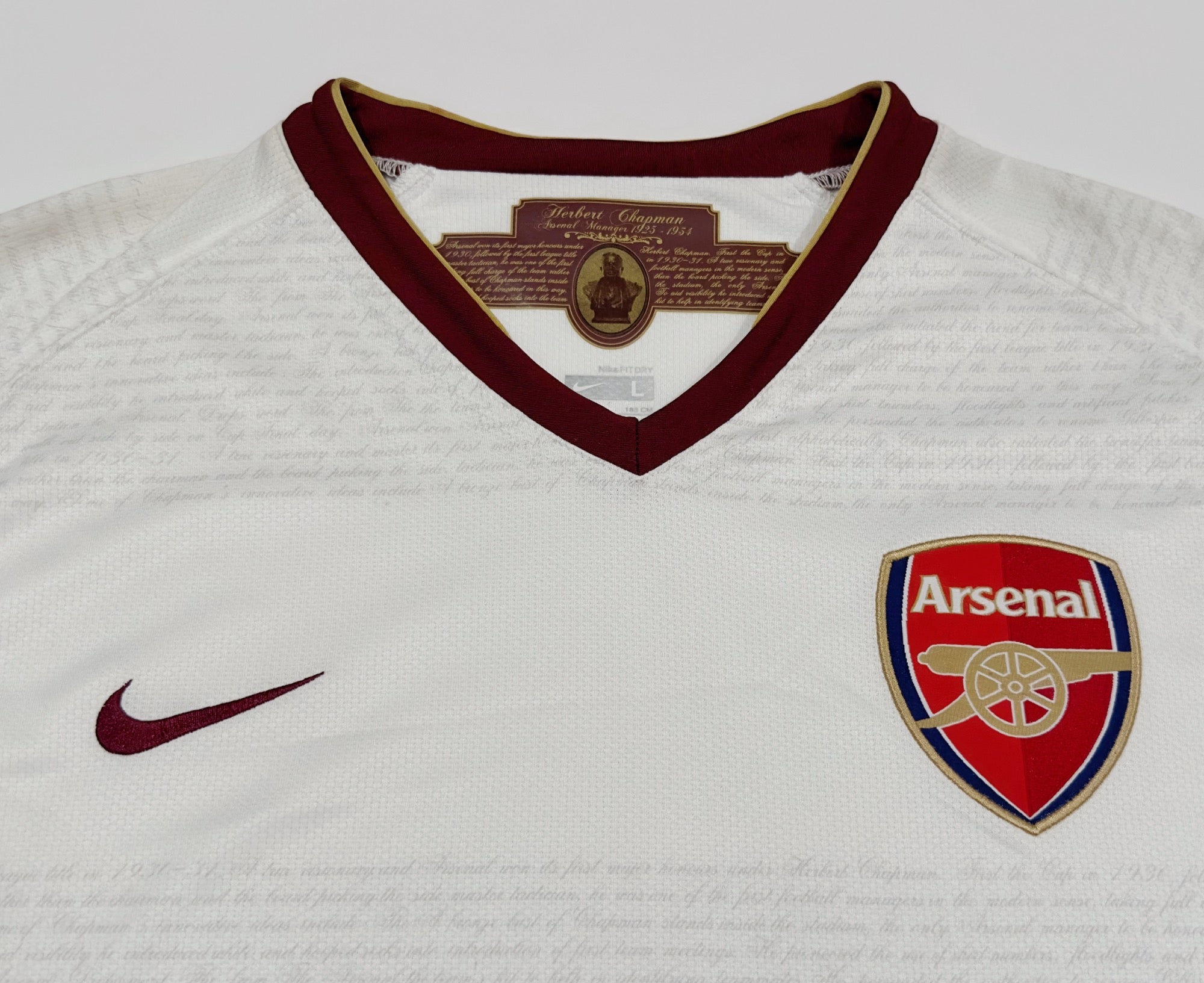 2007/08 Arsenal Away Jersey (L)