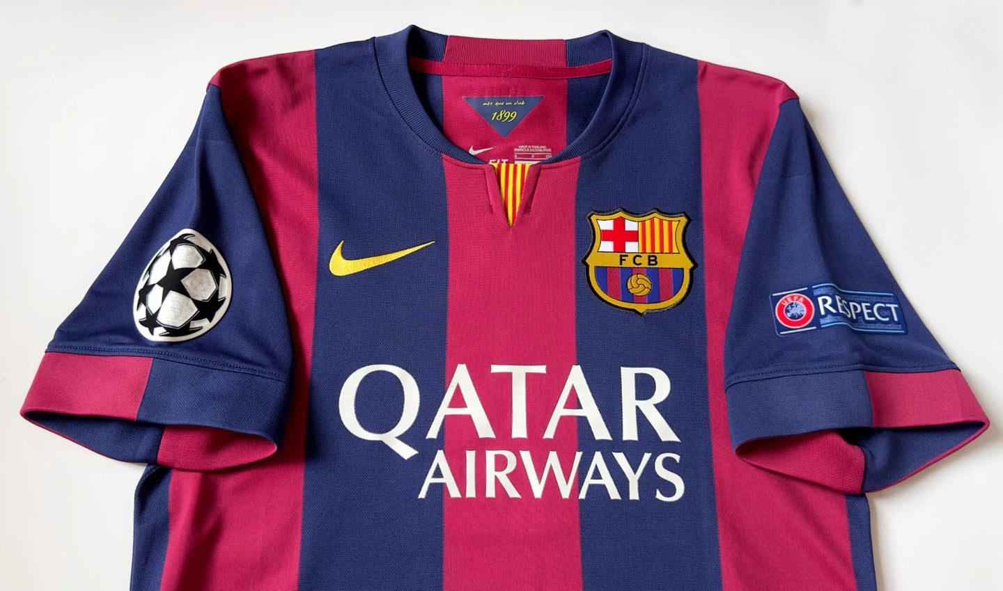 2014/15 Barcelona #9 SUAREZ Home Jersey (S)