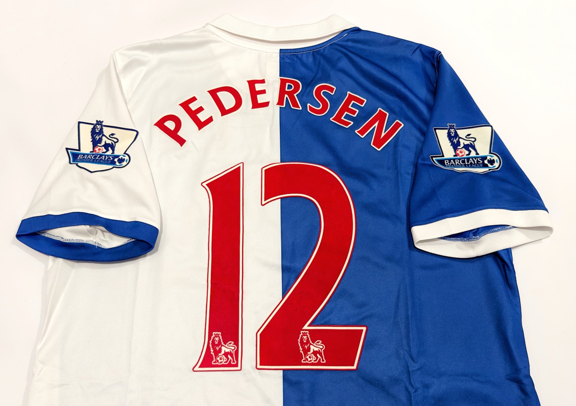2010/11 Blackburn Rovers #12 PEDERSEN Home Jersey (L)