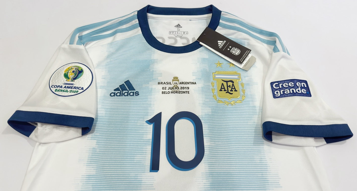 2019 Argentina #10 MESSI Home Jersey (S)