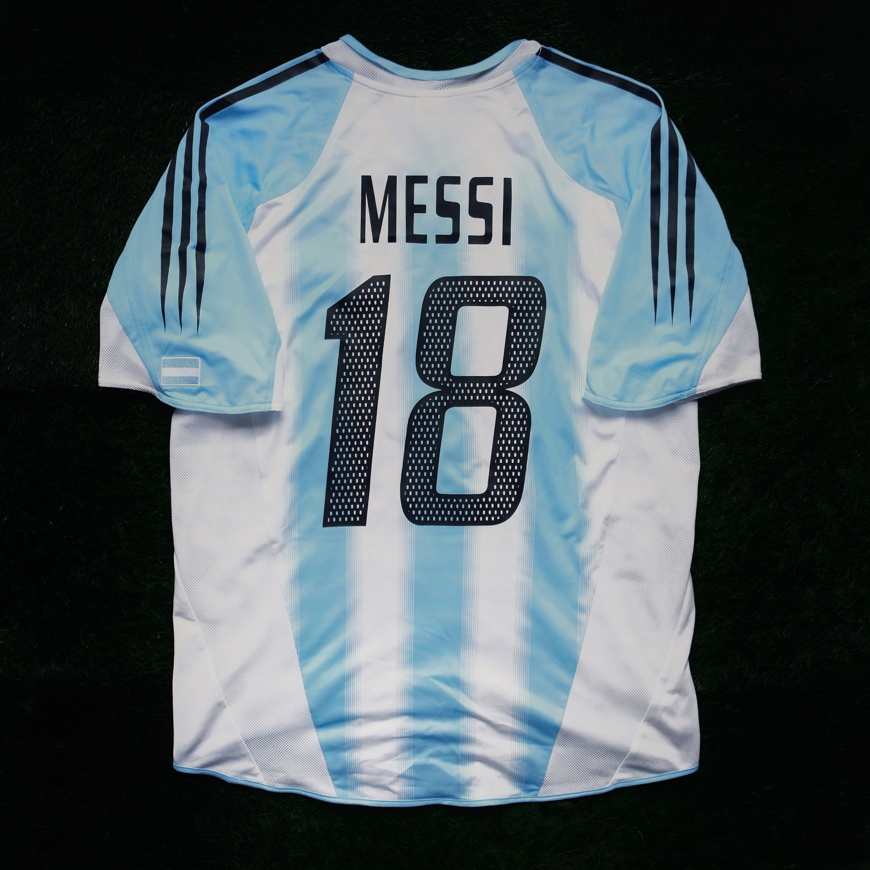 2004/05 Argentina #18 MESSI Home Jersey (M)