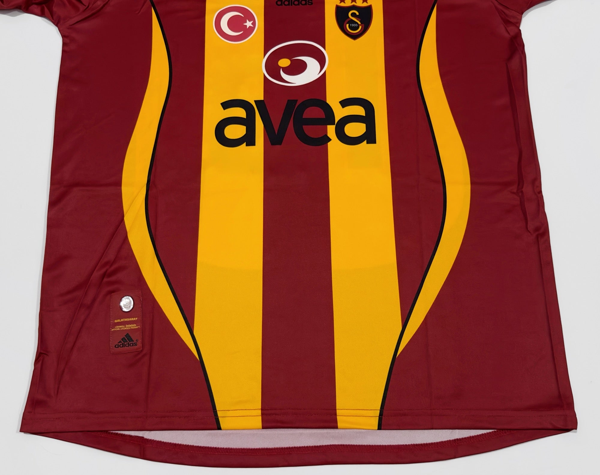 2006/07 Galatasaray #16 CARRUSCA Alternate Home Jersey (XL)