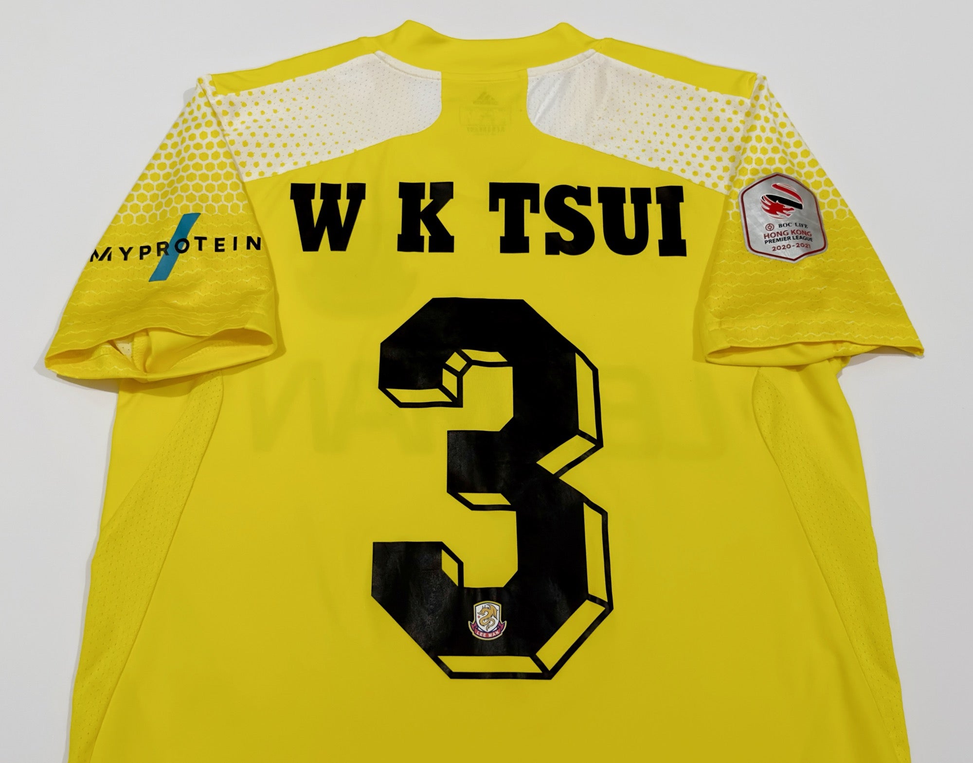 2020/21 Lee Man #3 W K TSUI Jersey (S)