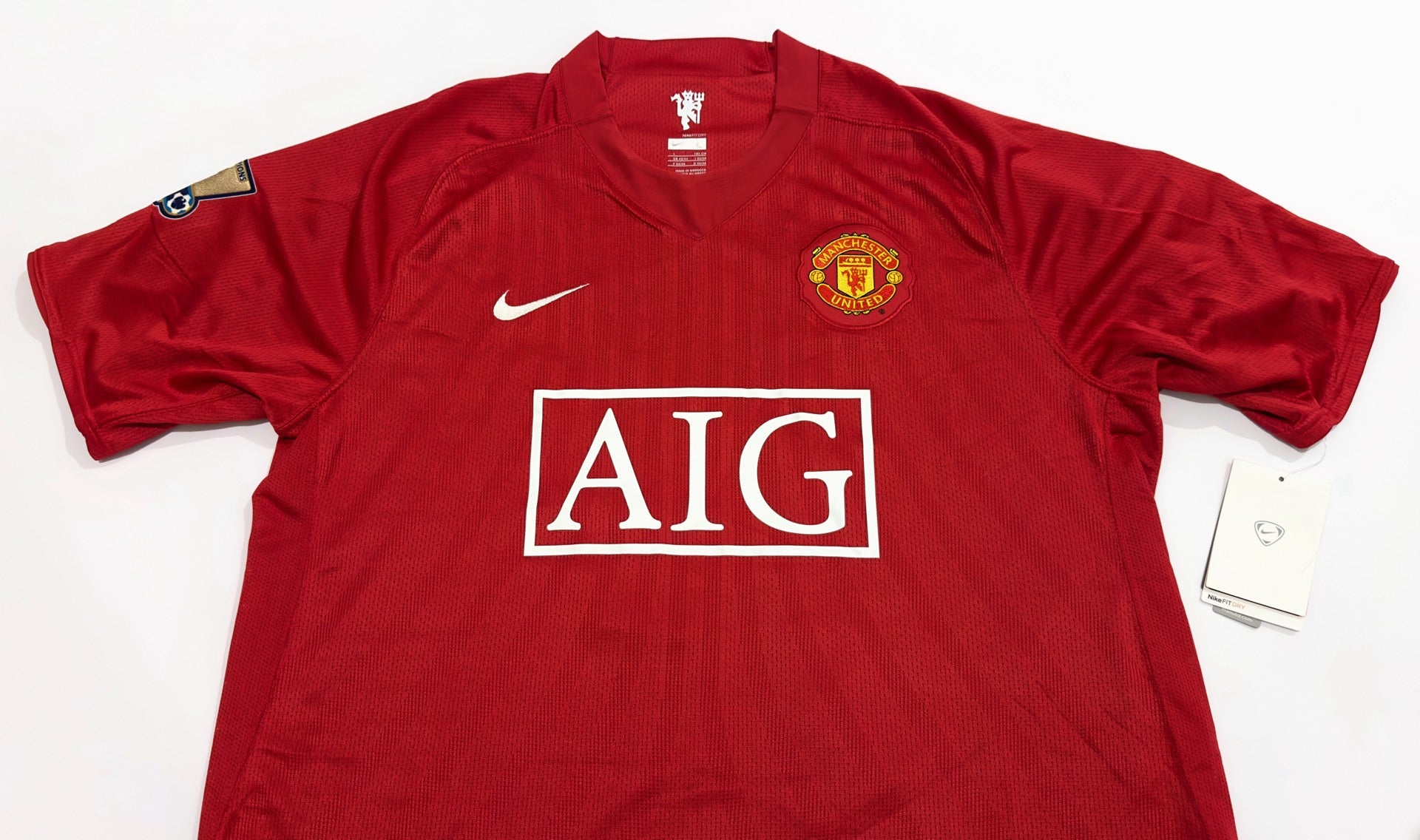 2007/08 Man Utd #17 NANI Home Jersey (L) – Double Kick Football
