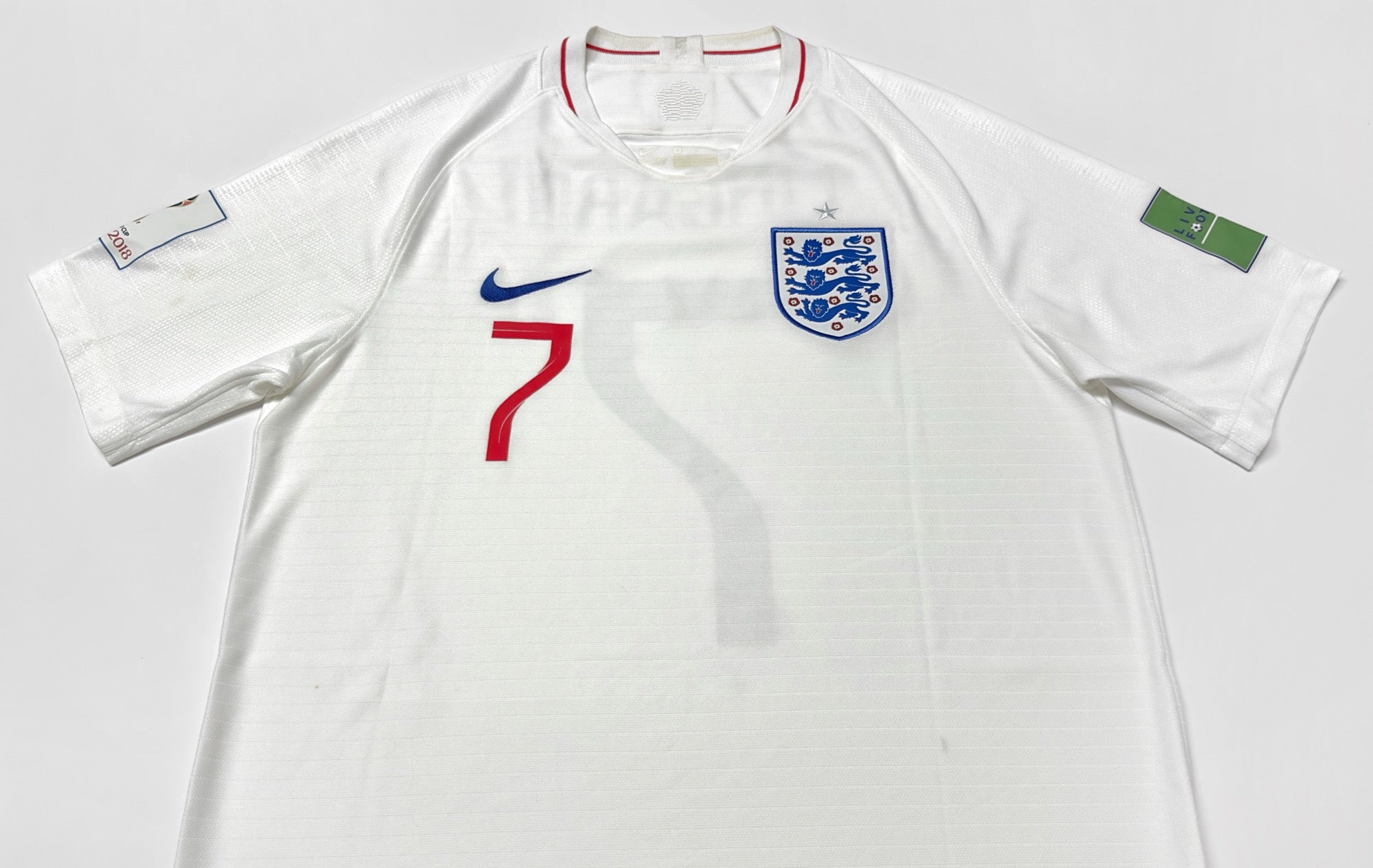 2018/19 England #7 LINGARD Home Jersey (M)