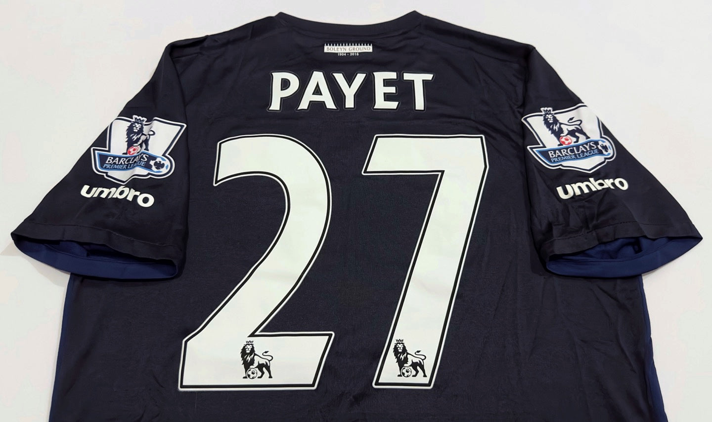 2015/16 West Ham #27 PAYET Third Jersey (M) – Double Kick Football
