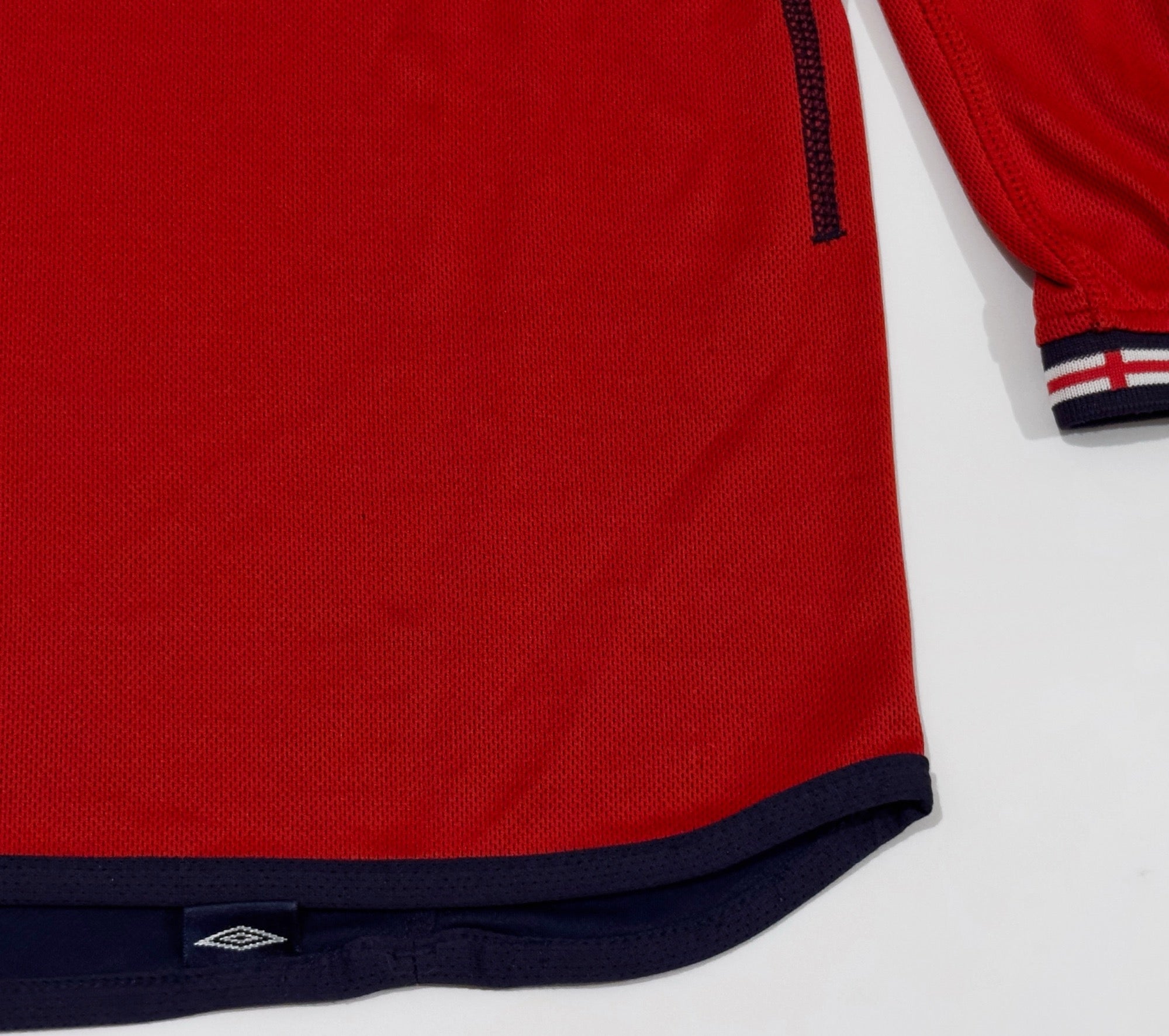 2002/04 England #7 BECKHAM Away Jersey (M) L/S