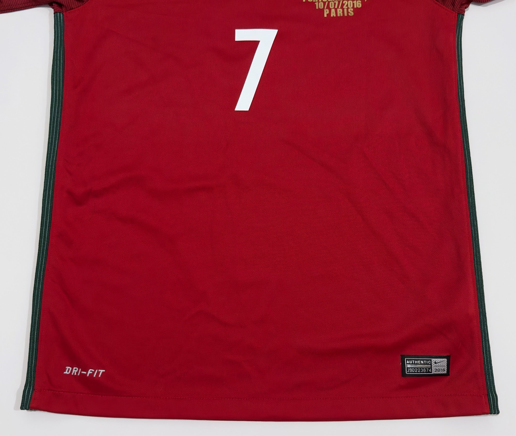 2016/17 Portugal #7 RONALDO Home Jersey (S)