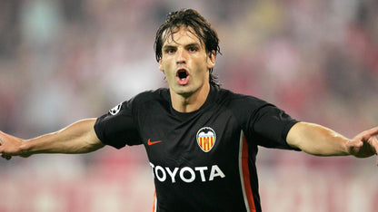 2006/07 Valencia #9 MORIENTES Away Jersey (L)