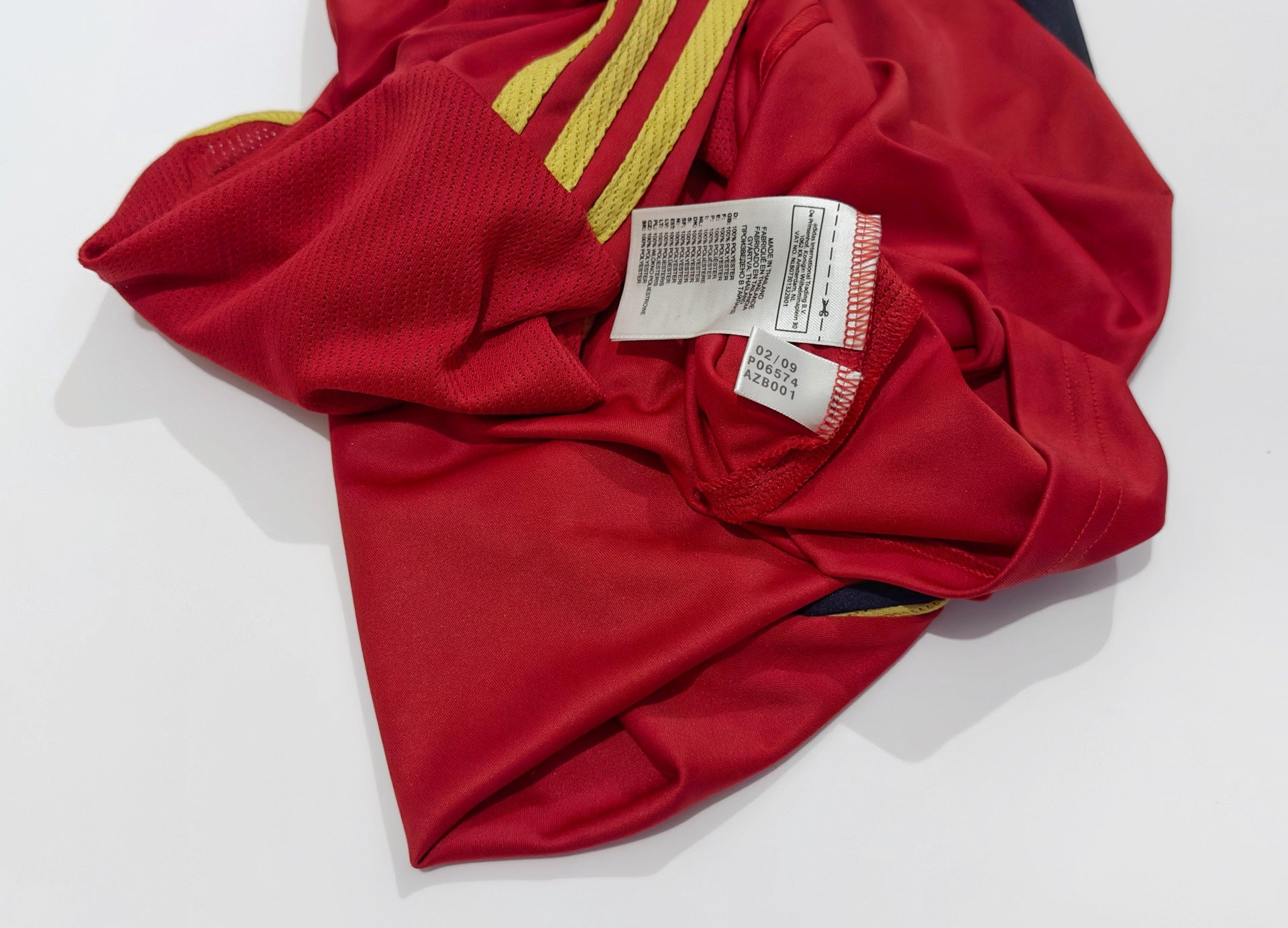 2009 Spain #14 ALONSO Home Jersey (M)