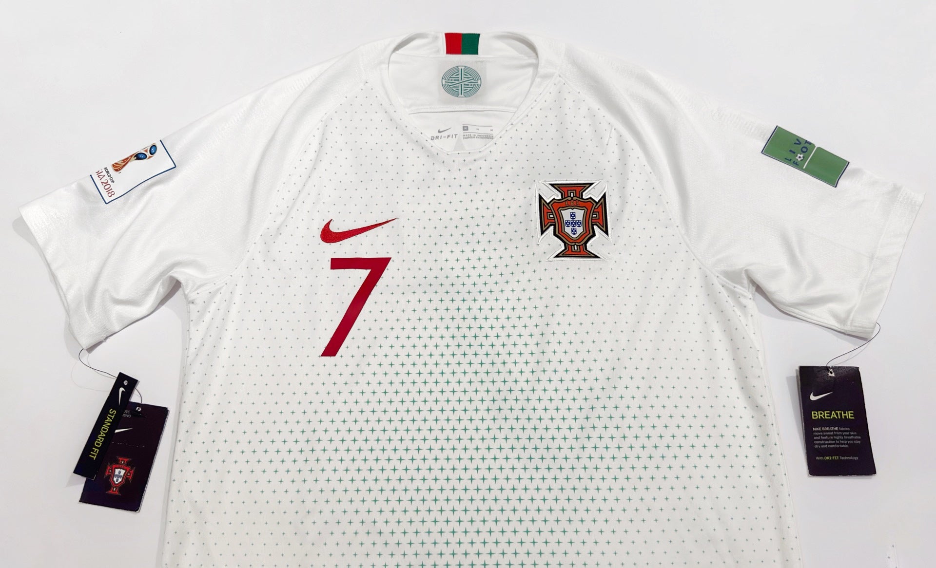 2018/19 Portugal #7 RONALDO Away Jersey (M)