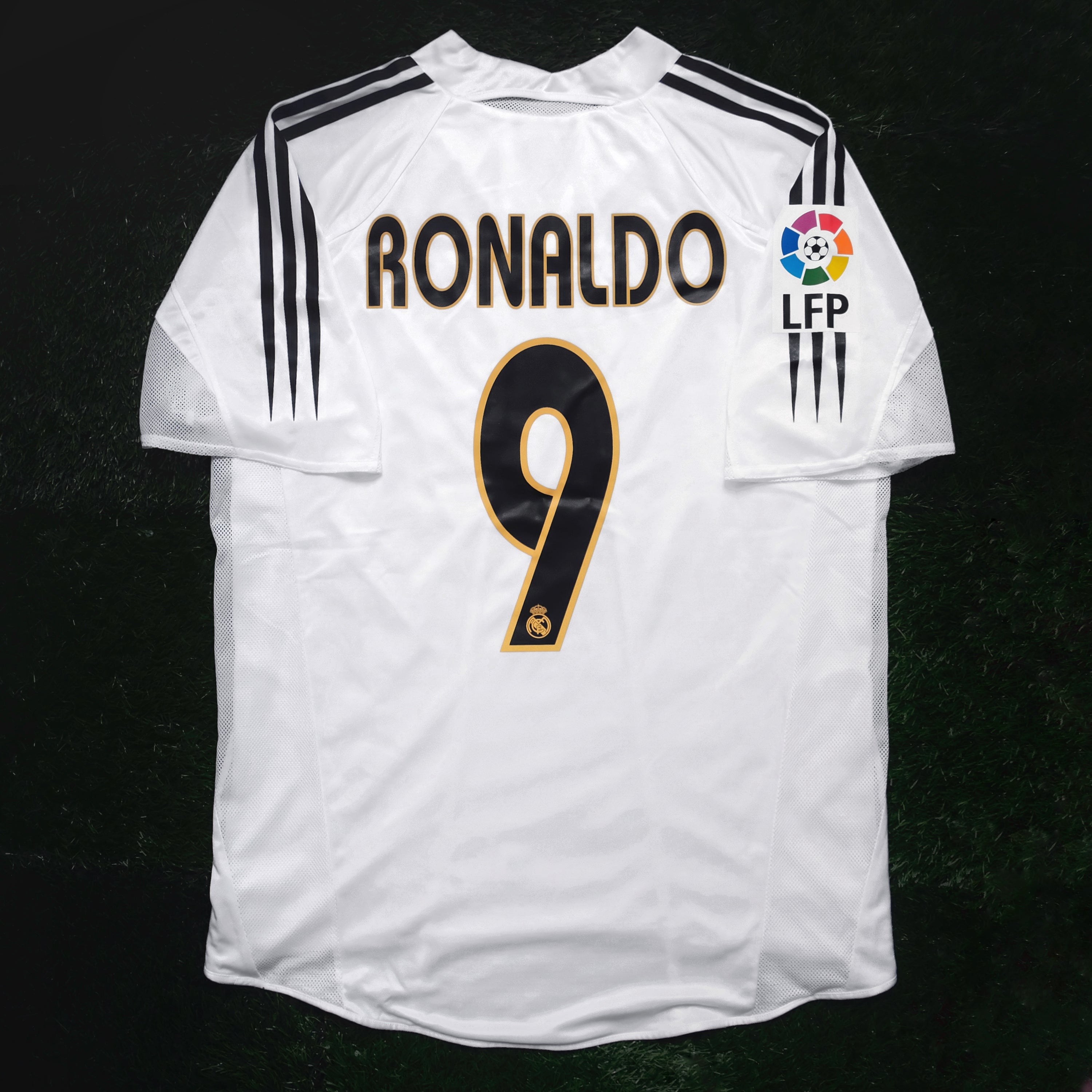 2004/05 Real Madrid #9 RONALDO Home Jersey (L)