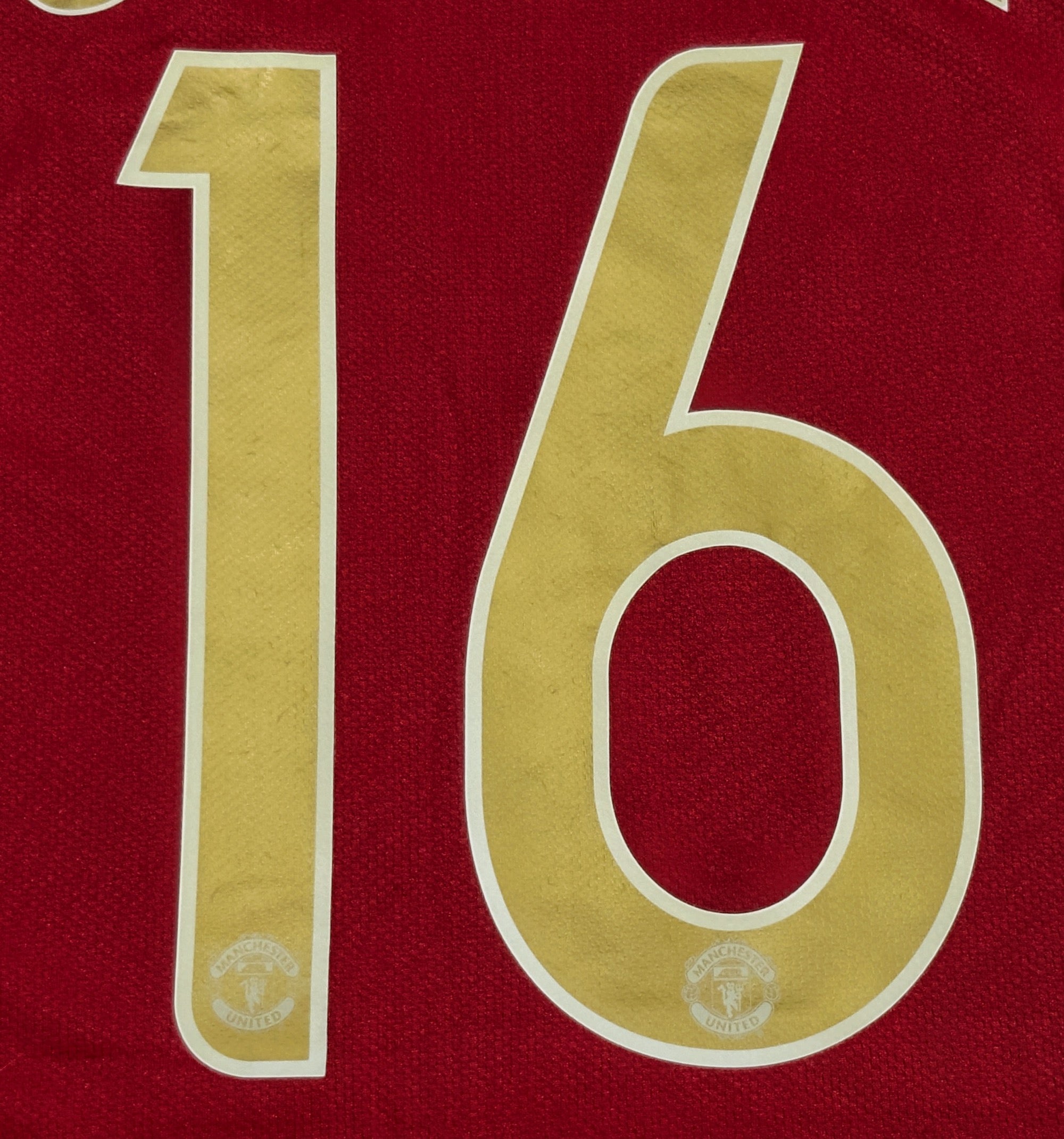 2006/07 Man Utd #16 CARRICK Home Jersey (M)