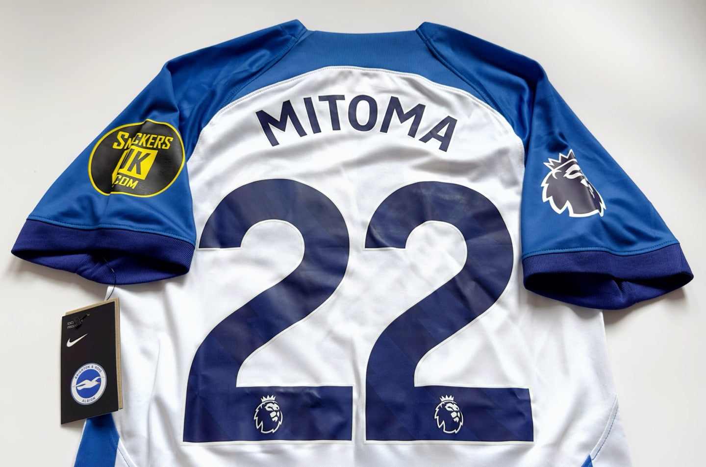 2023/24 Brighton #22 MITOMA EPL Home Jersey – Double Kick Football