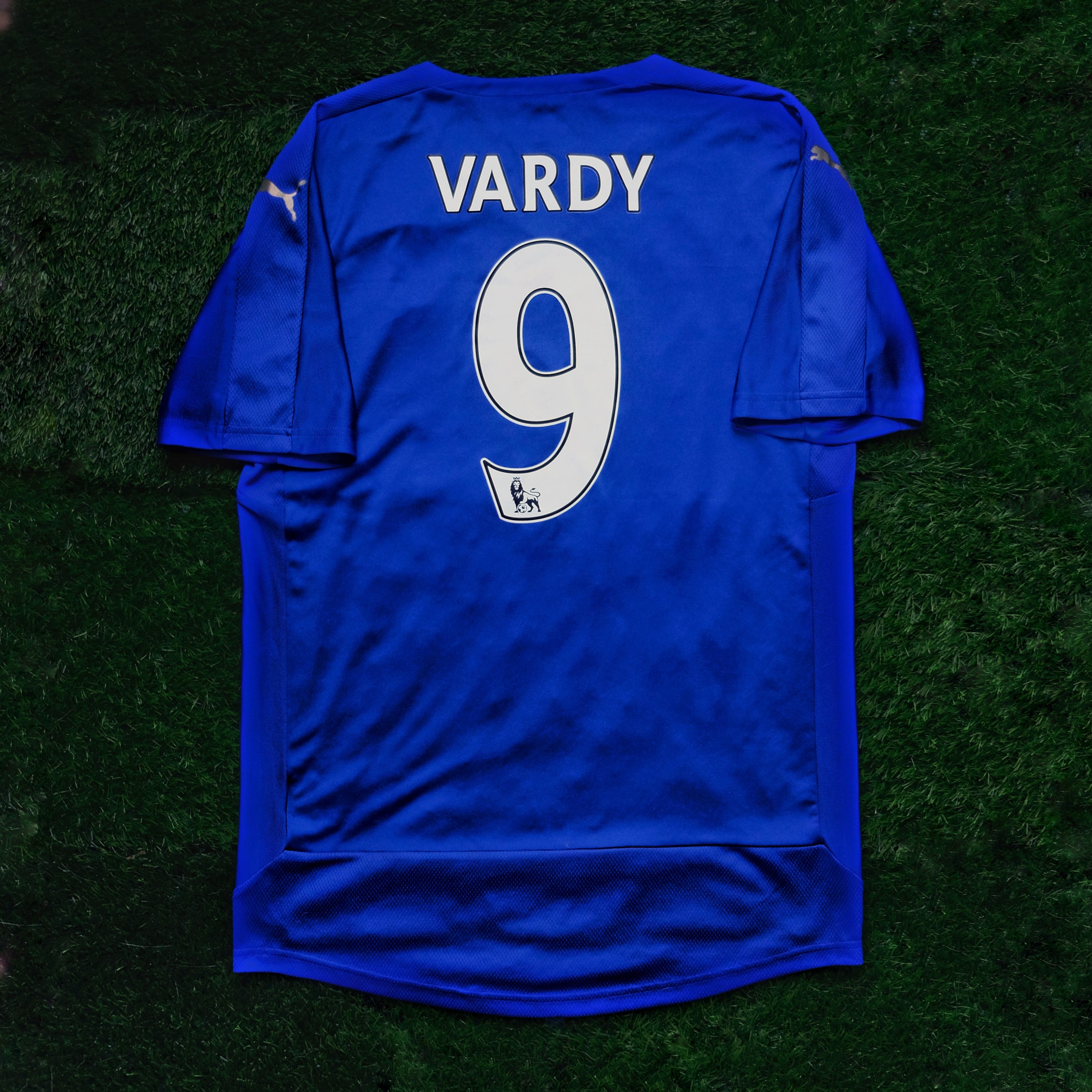 2015/16 Leicester City #9 VARDY Home Jersey (M)