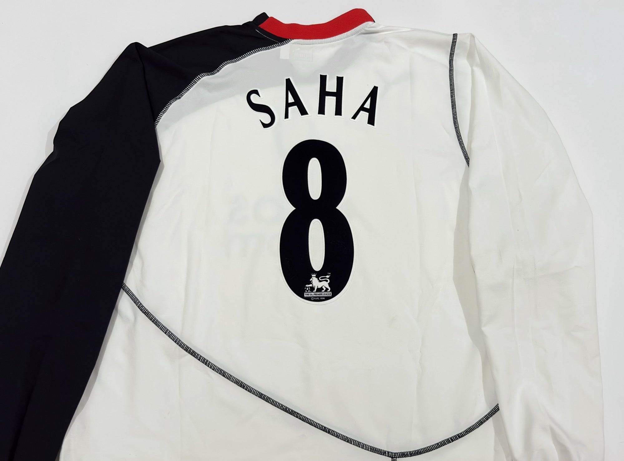 2003/05 Fulham #8 SAHA Home Jersey (L) L/S