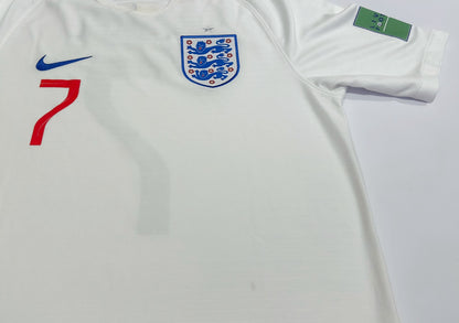 2018/19 England #7 LINGARD Home Jersey (M)