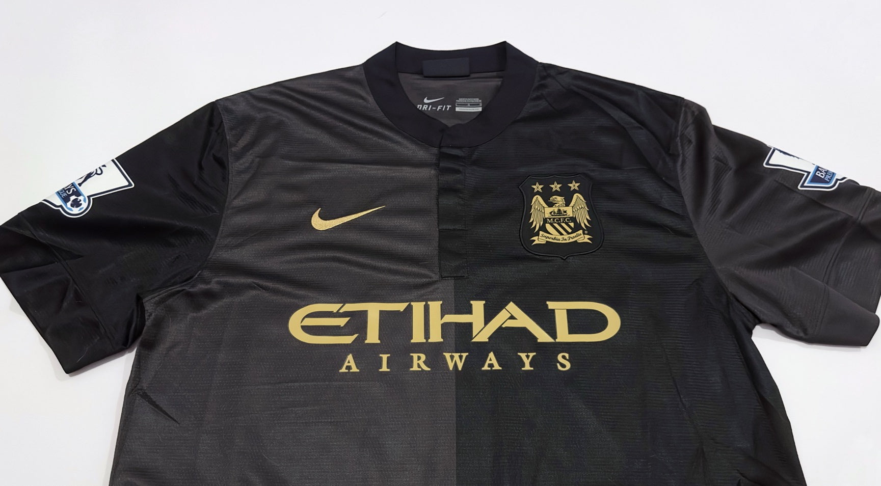 2013/14 Man City #4 KOMPANY Away Jersey (L)