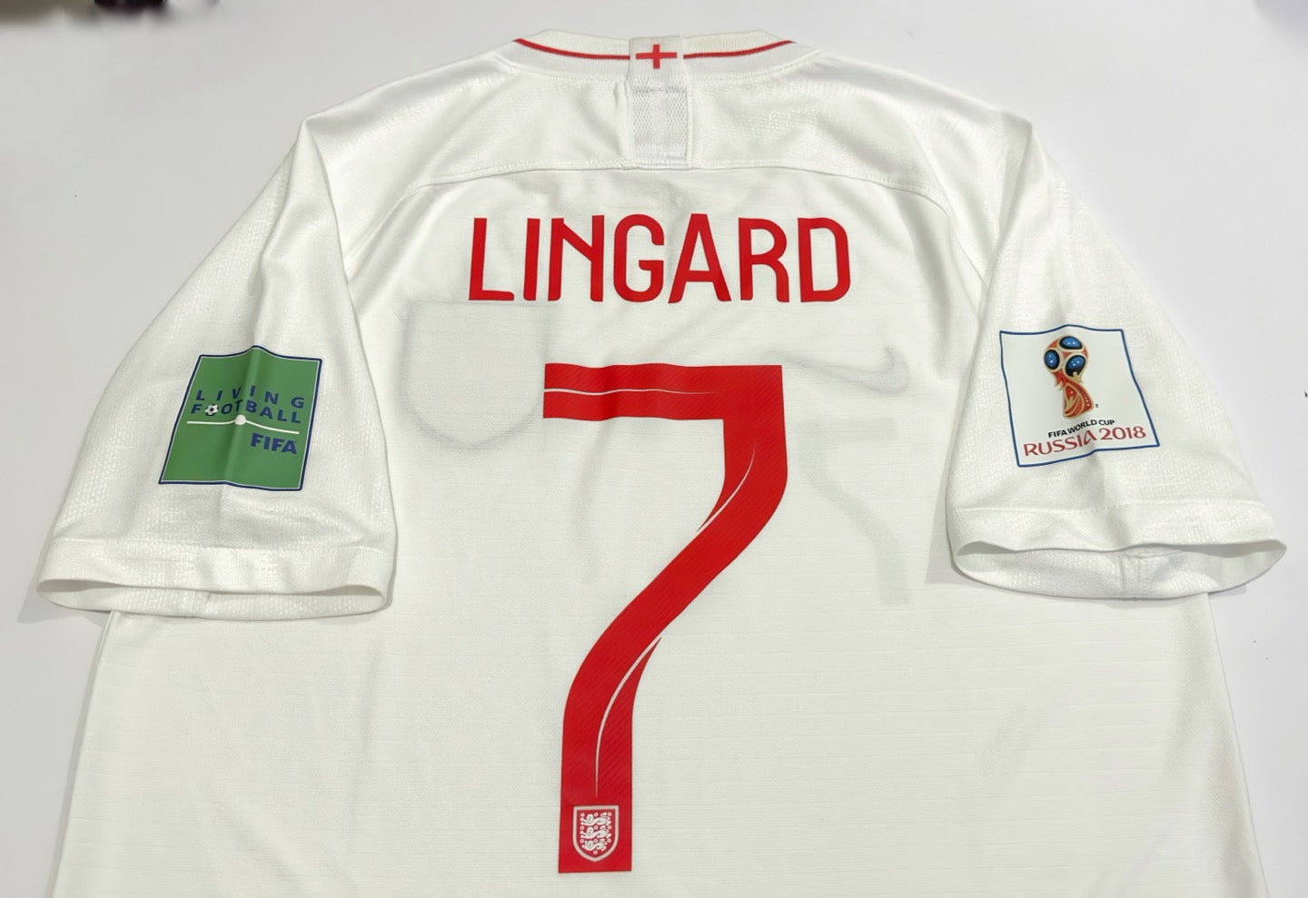 2018/19 England #7 LINGARD Home Jersey (M)