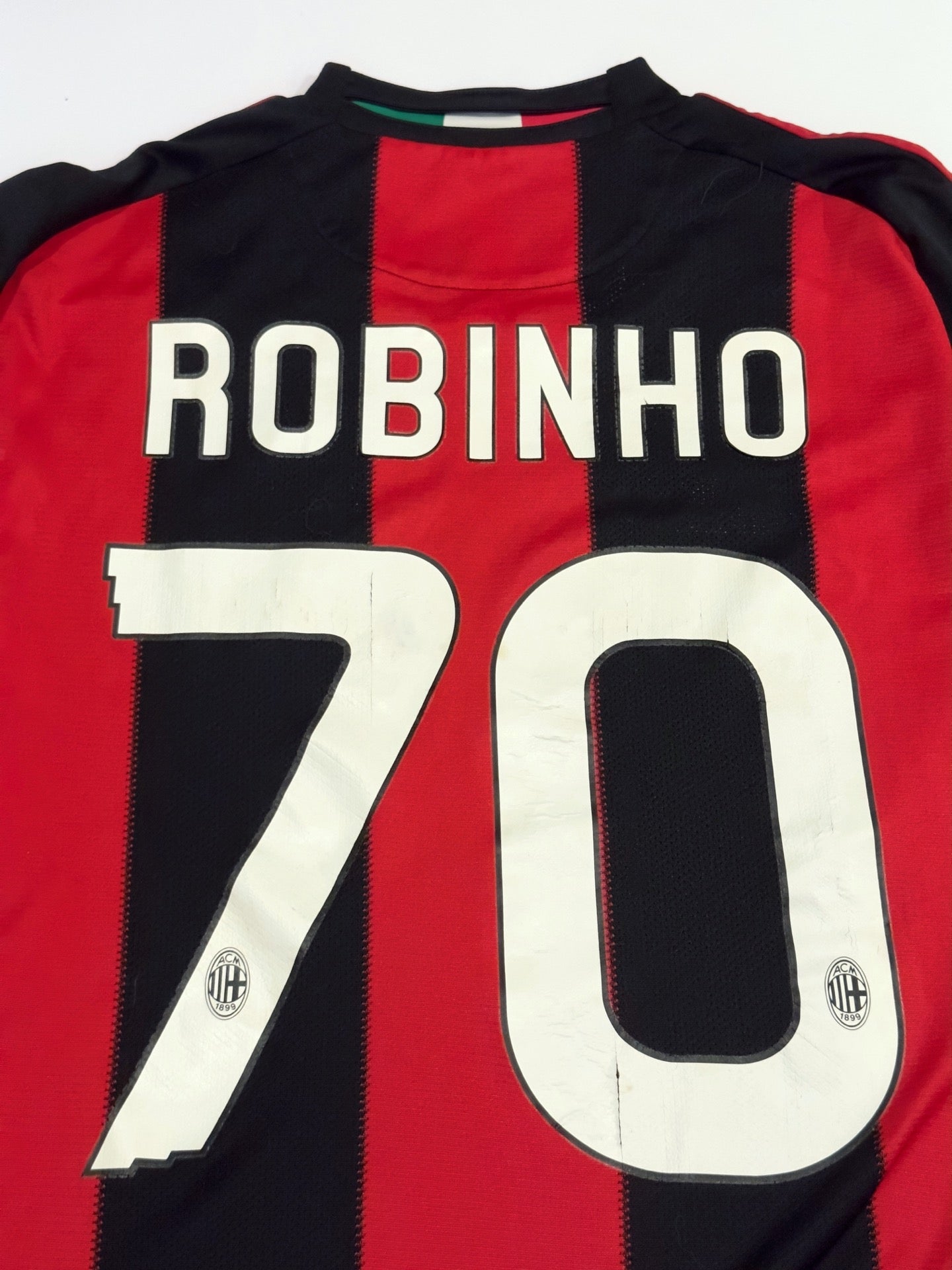 2010/11 AC Milan #70 ROBINHO Home Jersey (M)