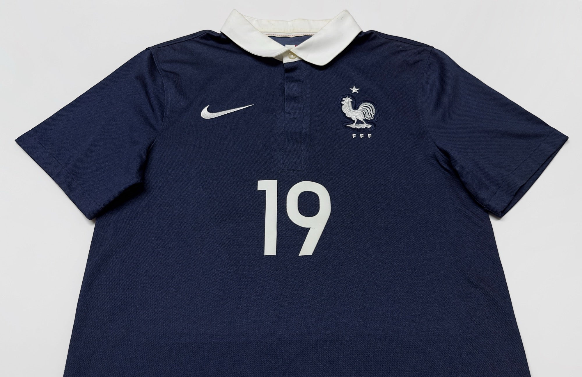 2014/15 France #19 POGBA Home Jersey (S)