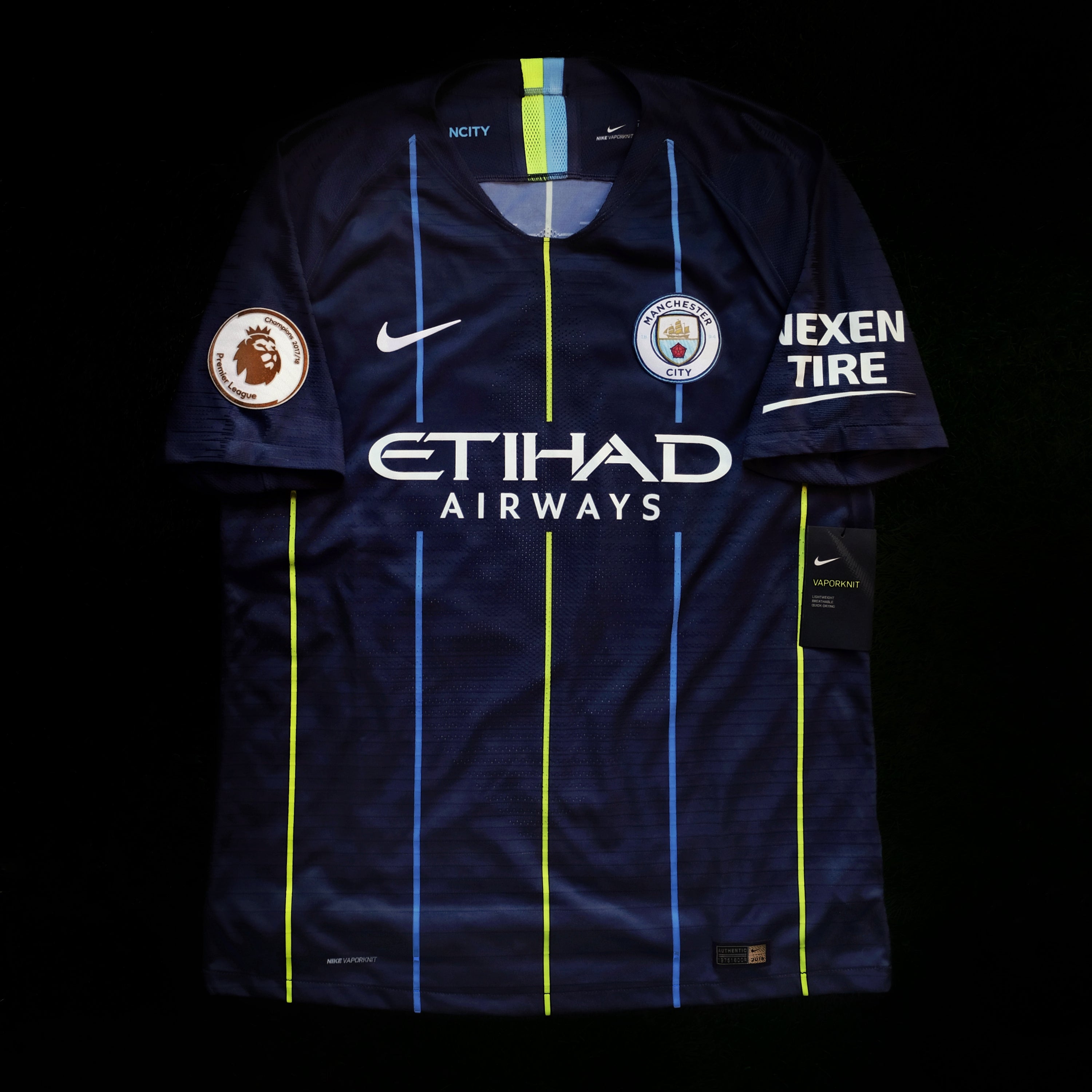 2018/19 Man City #10 KUN AGUERO Away Jersey (L)